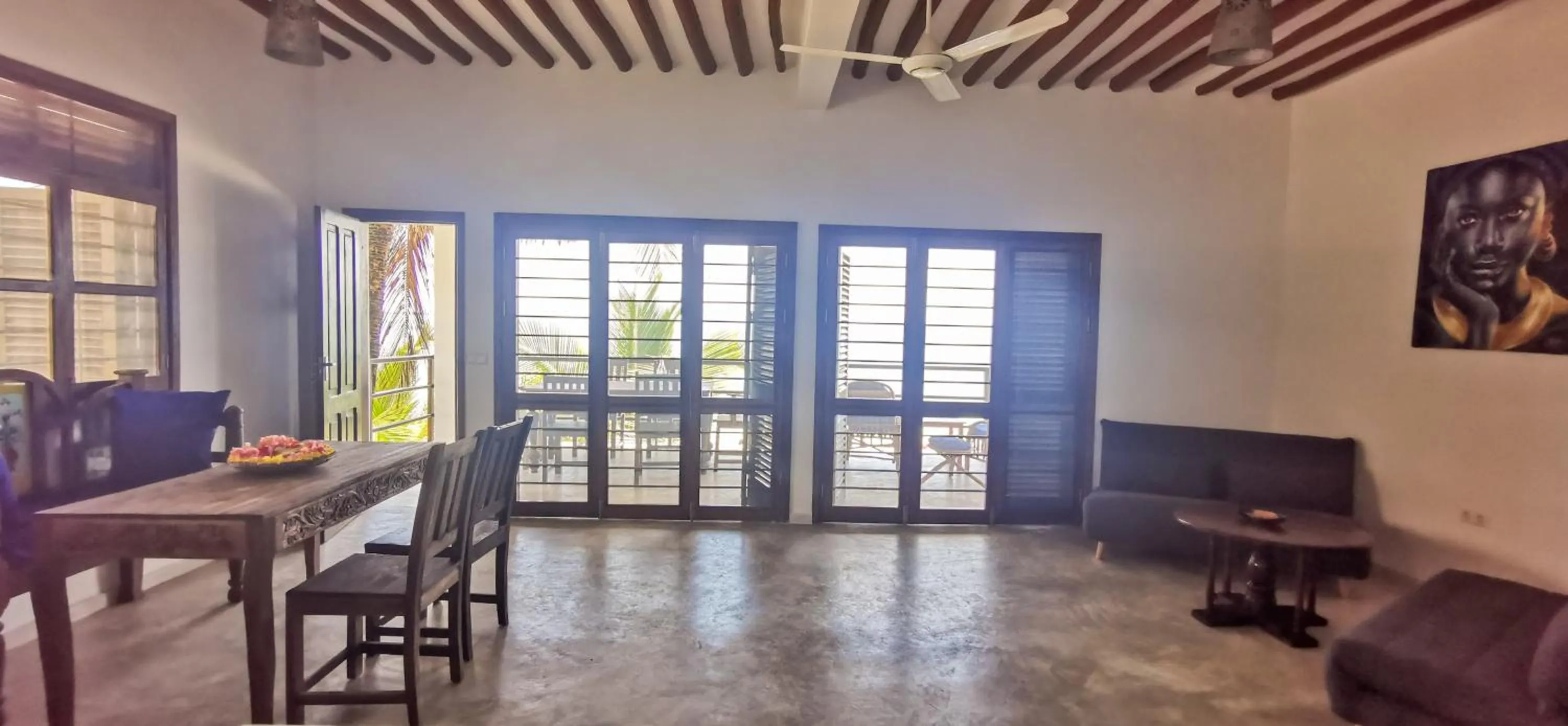 Living room in Villa Malaika