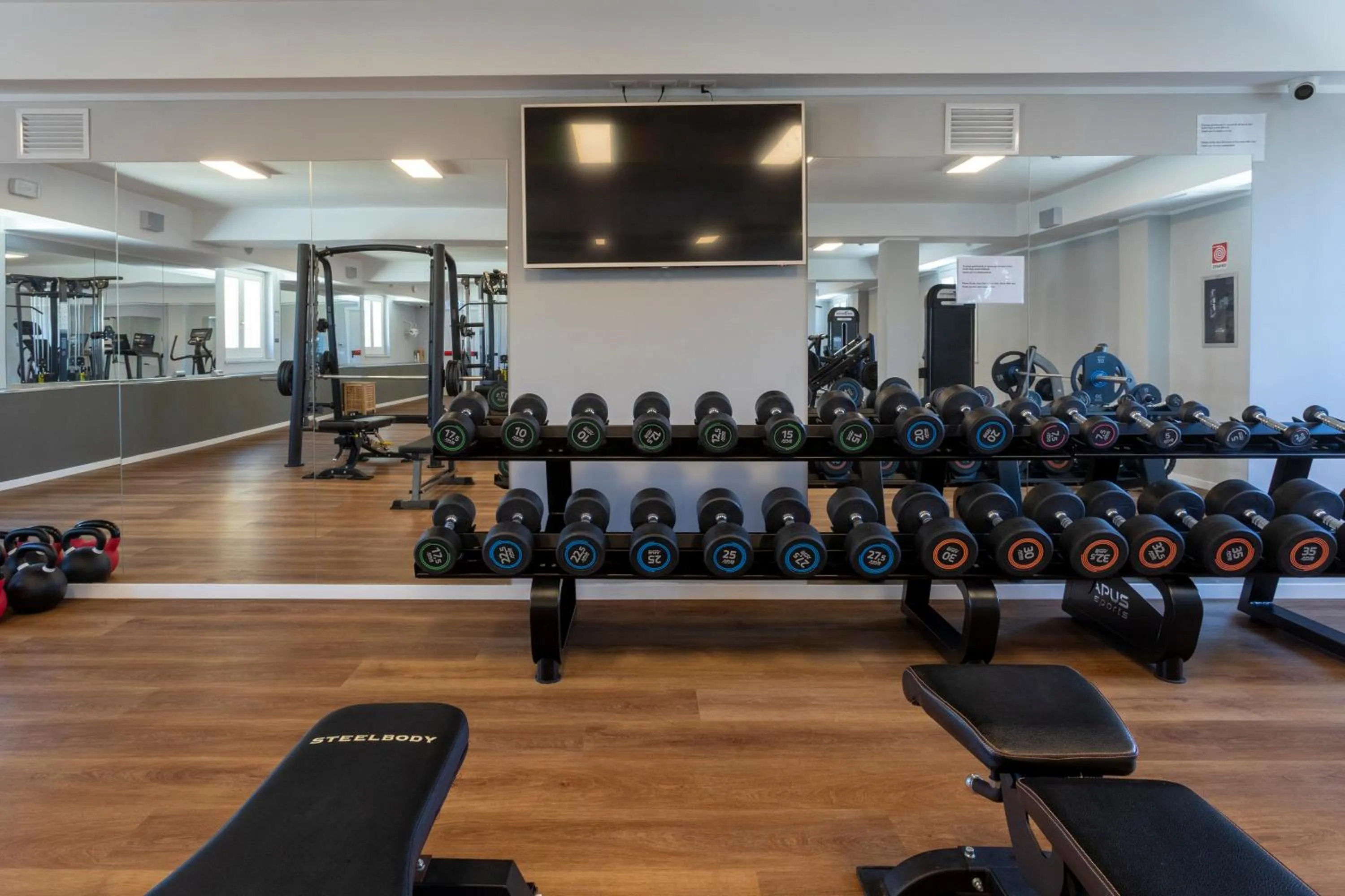 Fitness centre/facilities in Grand Hotel Et Des Palmes