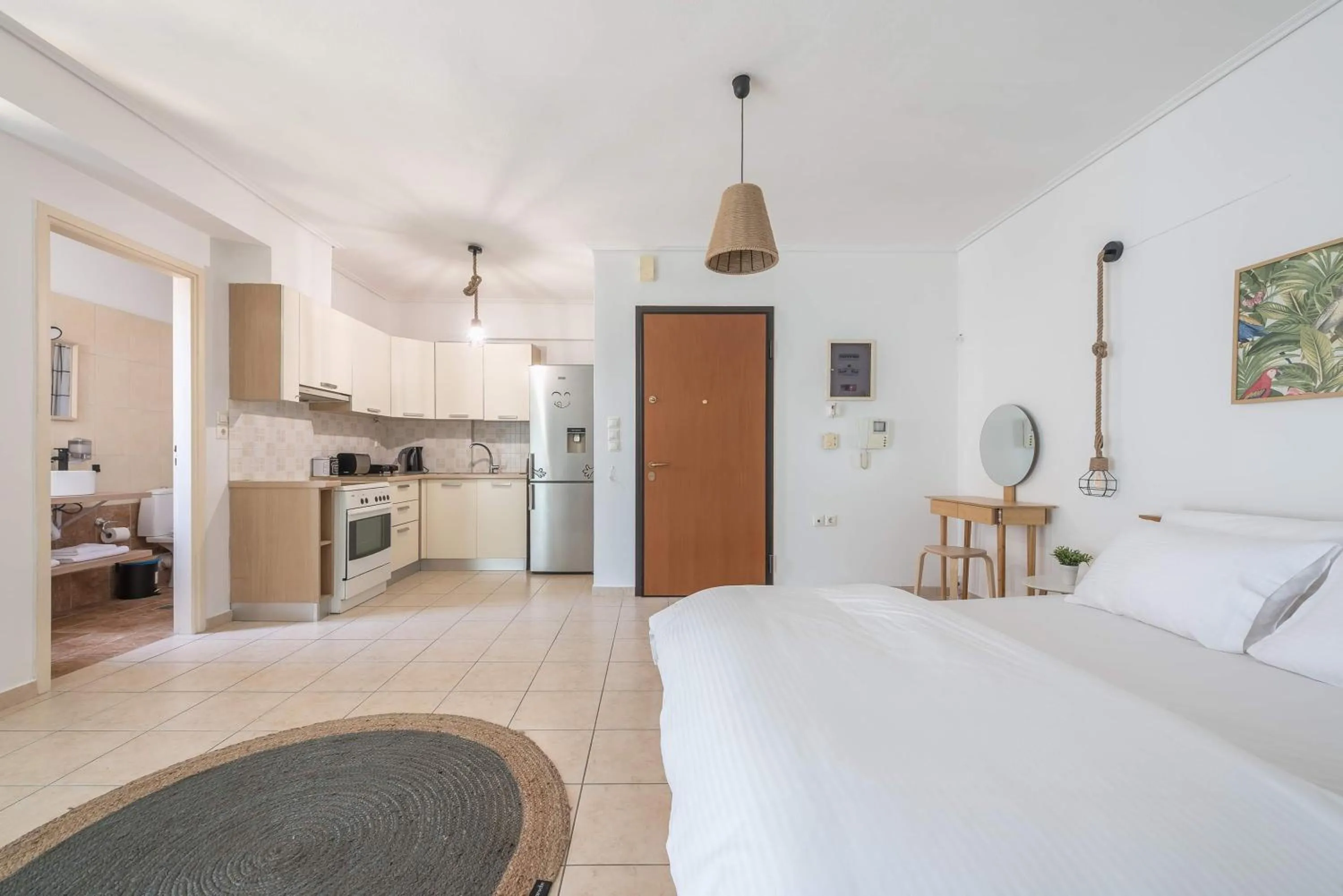 Photo of the whole room, Bed in Athenian home