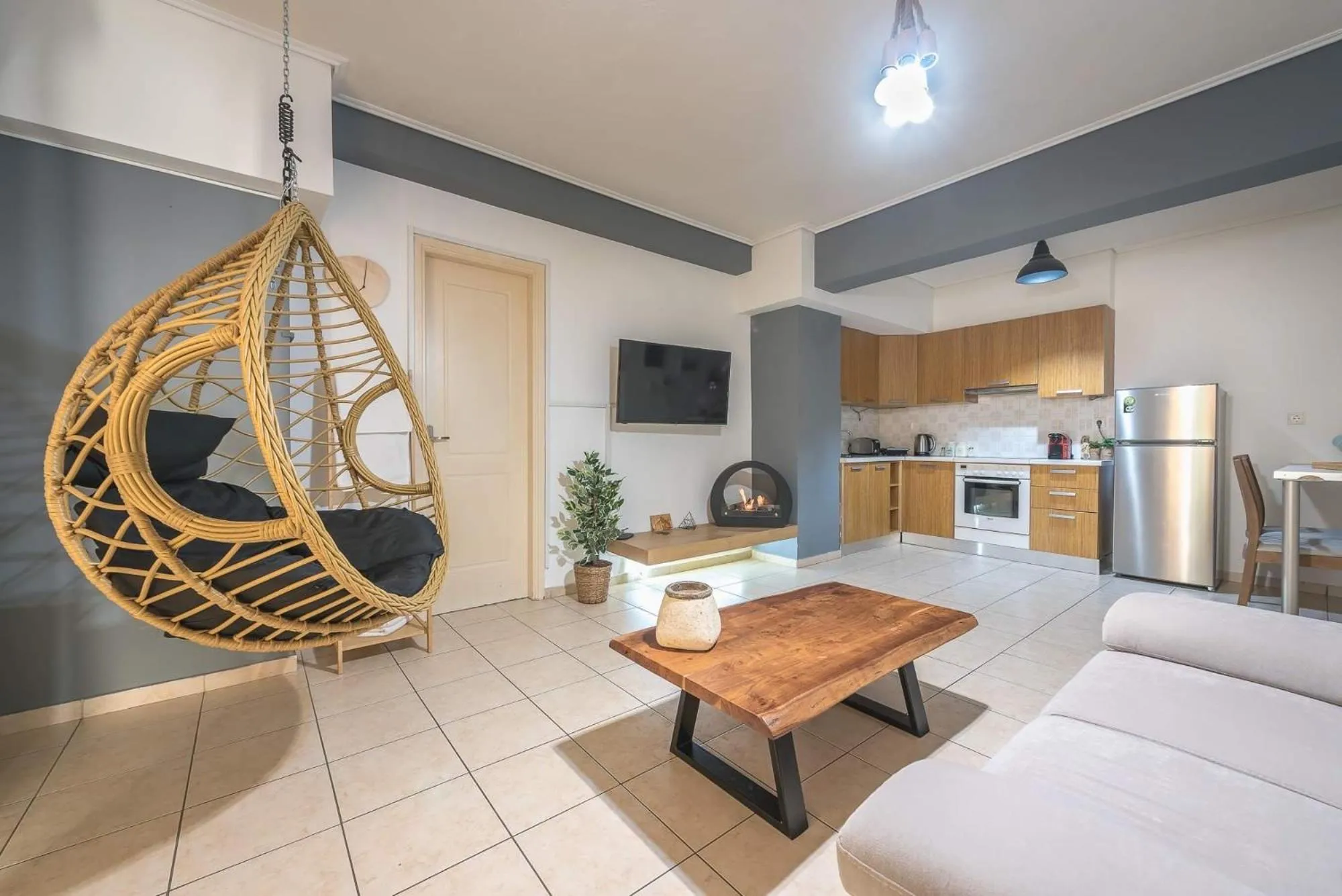 Living room in Athenian home