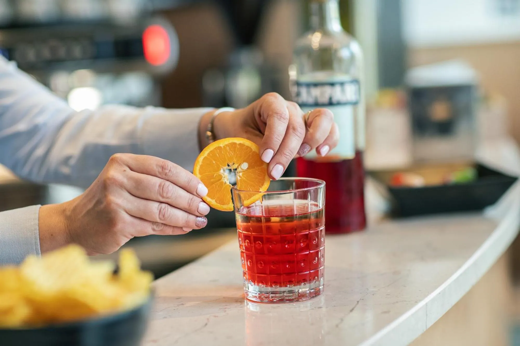 Lounge or bar in Hotel Crystal