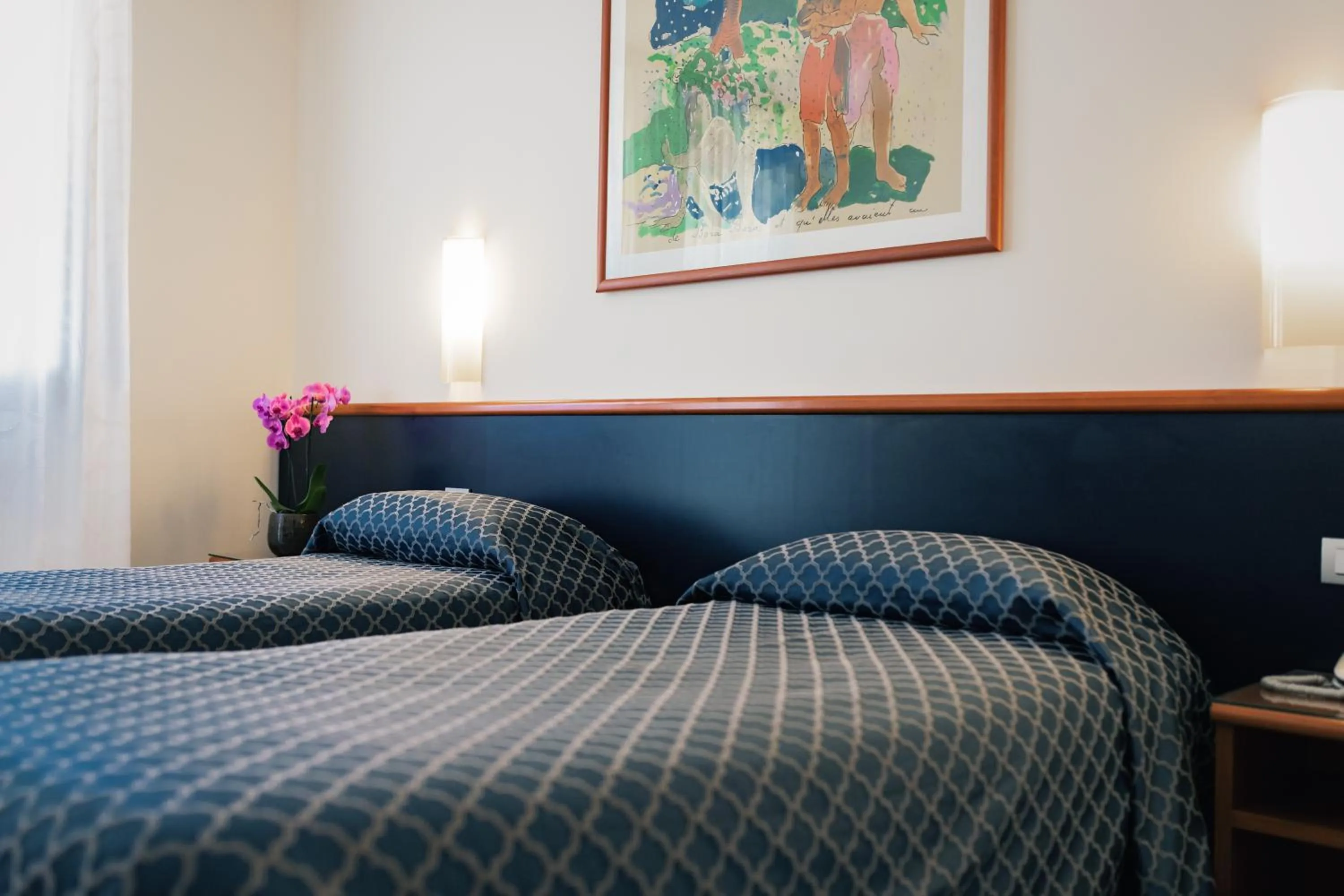 Bed in Hotel Crystal