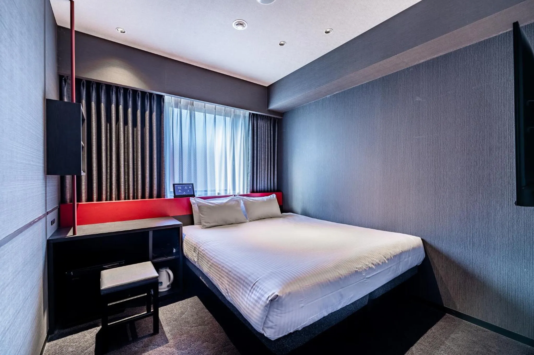 Bed in Wyndham Garden Sapporo Odori