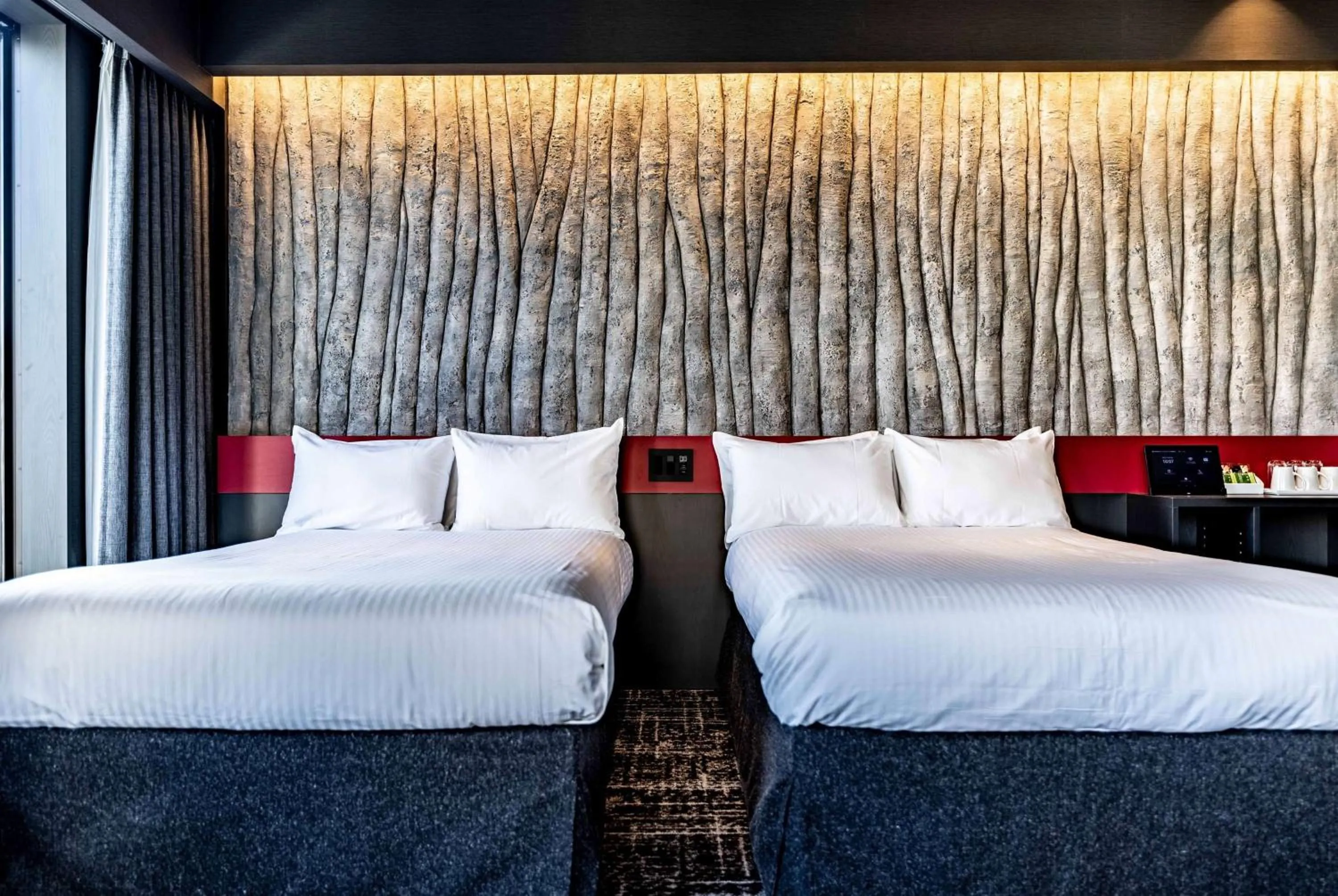 Bed in Wyndham Garden Sapporo Odori