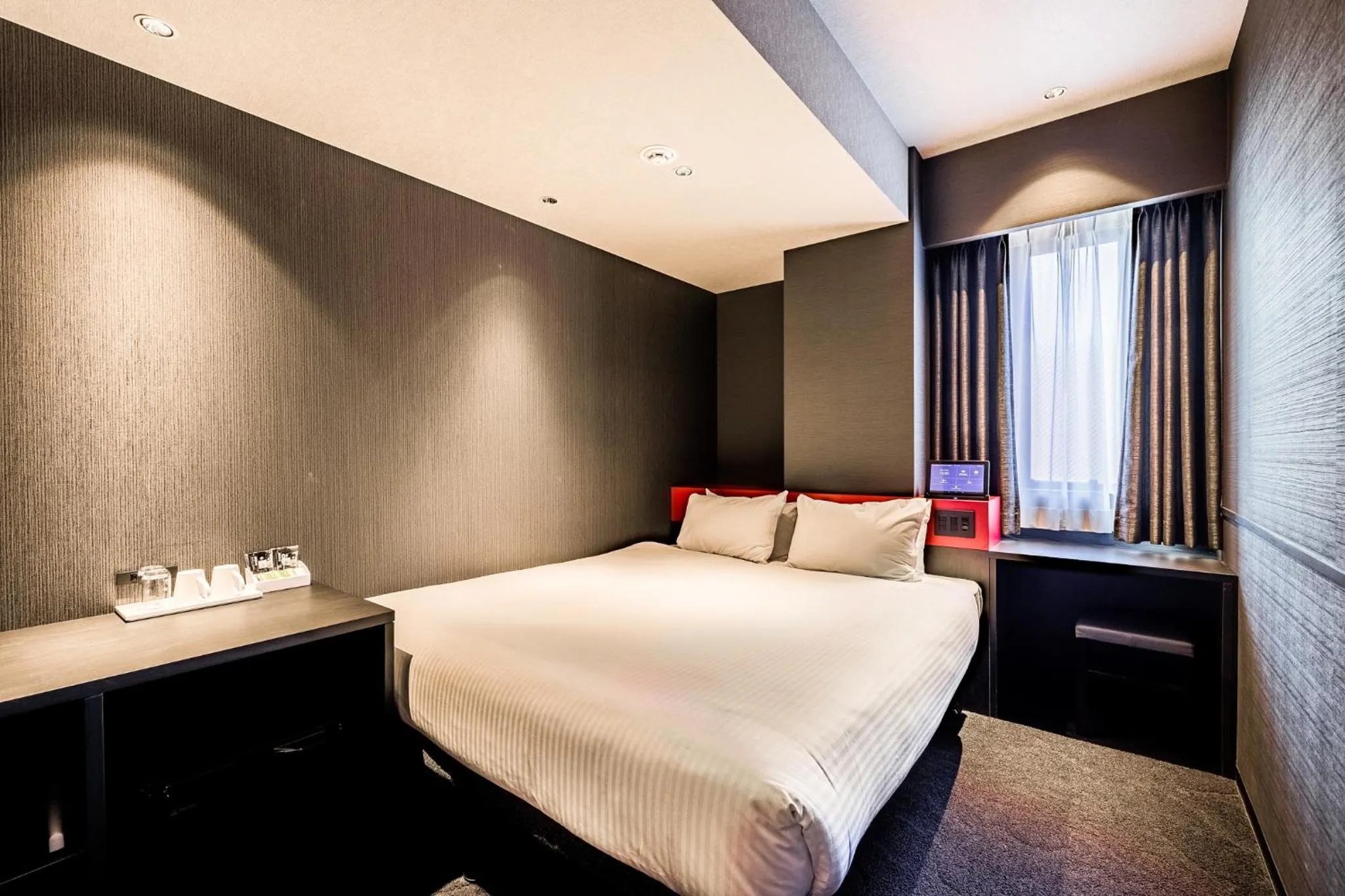 Bed in Wyndham Garden Sapporo Odori