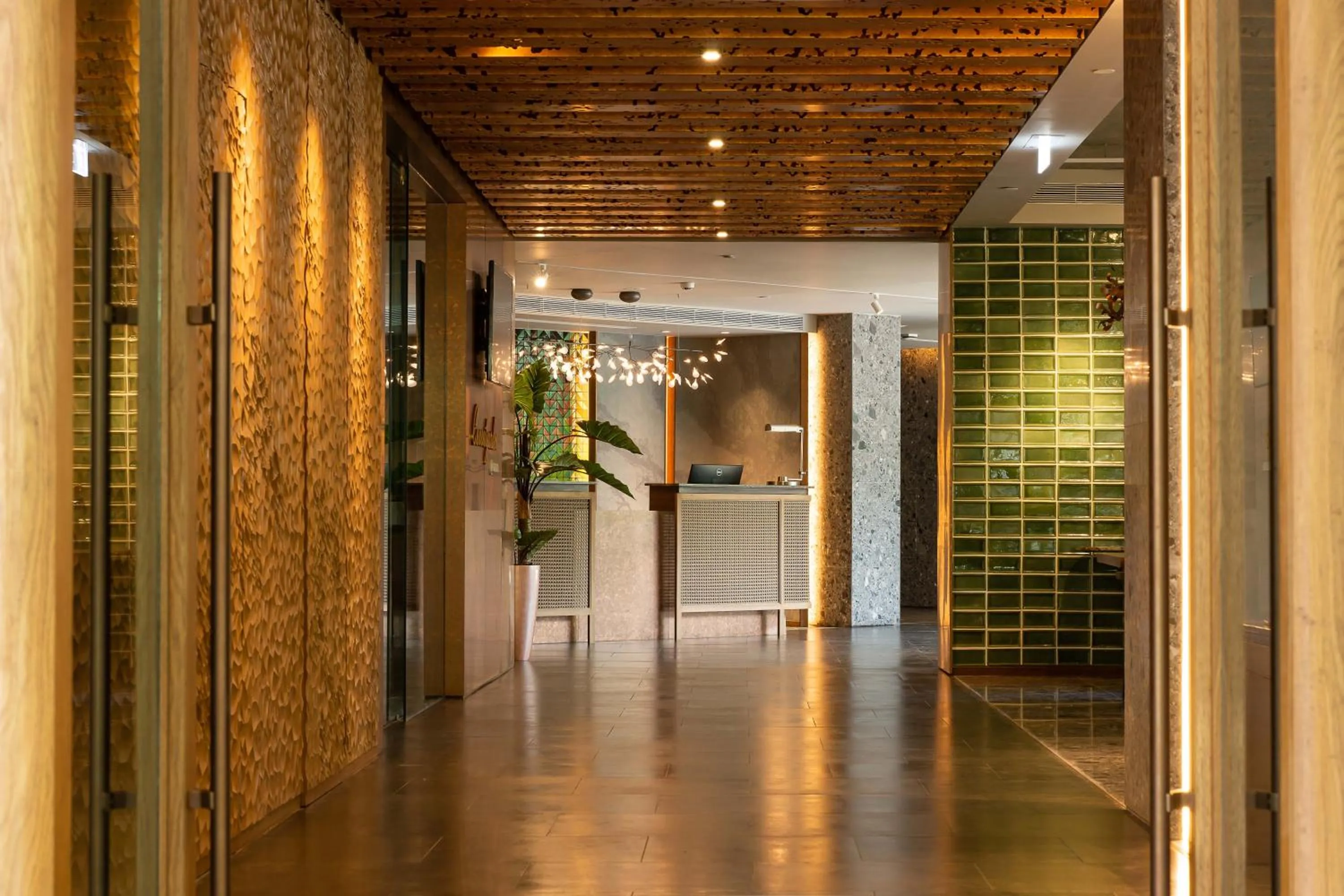 Lobby or reception in Gardina Asoke Hotel & Residence