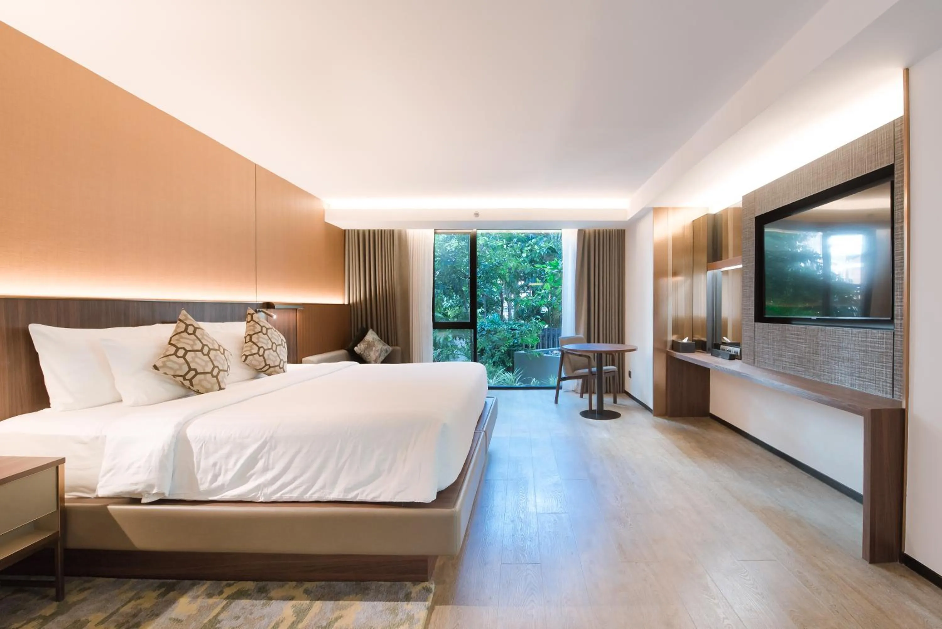 Bedroom, Bed in Gardina Asoke Hotel & Residence