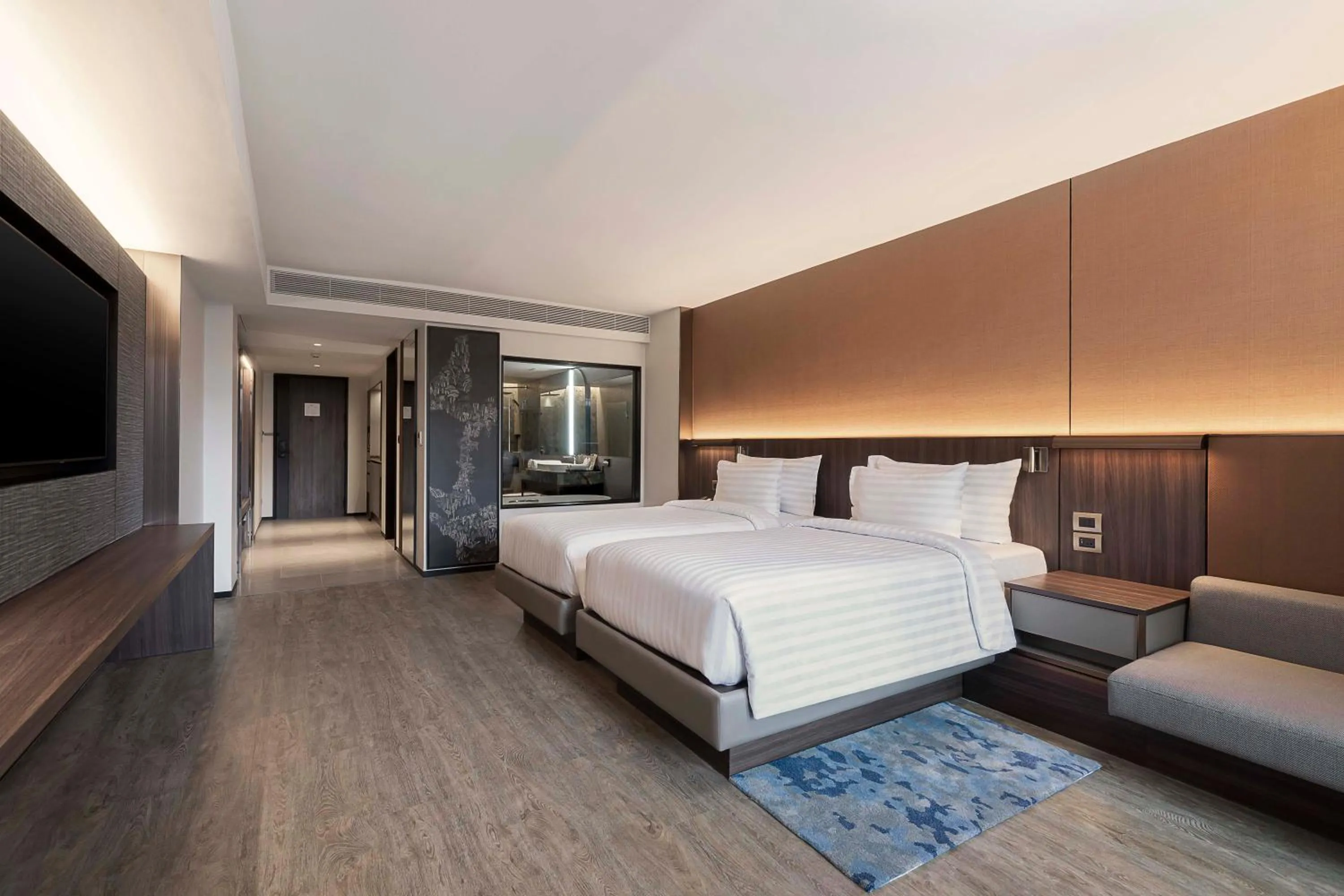 Bed in Gardina Asoke Hotel & Residence