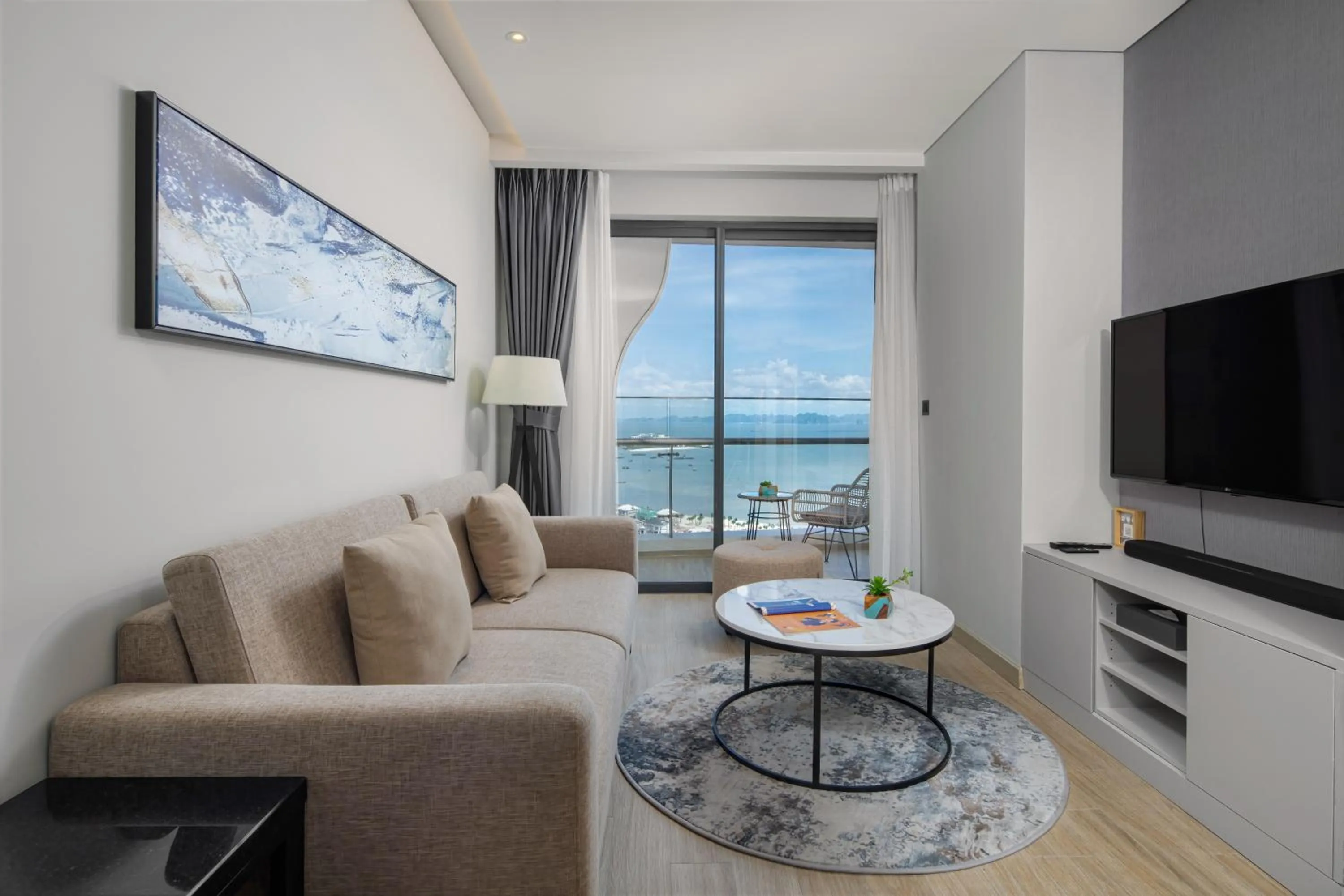 Living room in Citadines Marina Halong