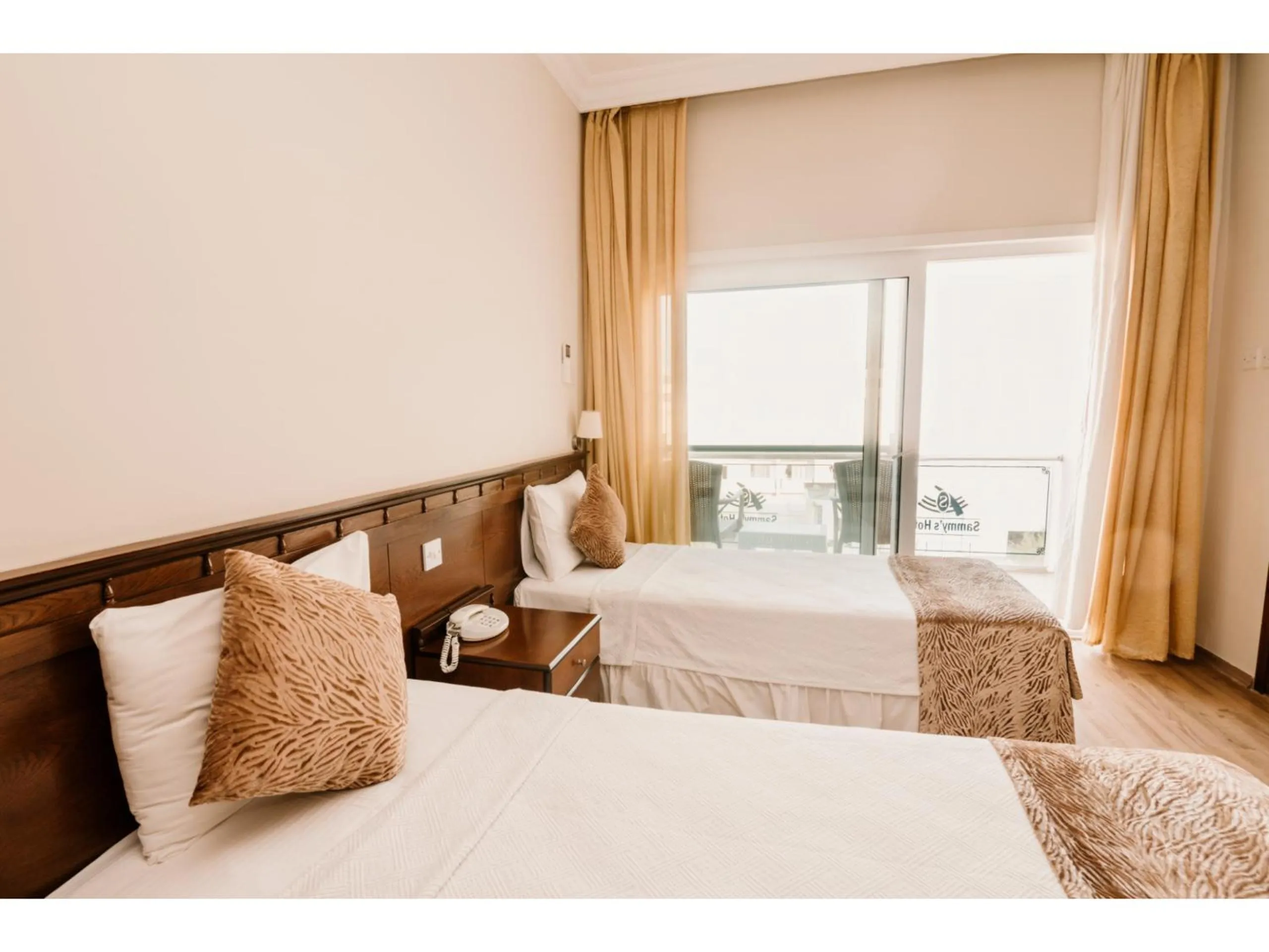 Bed in Sammy's Hotel