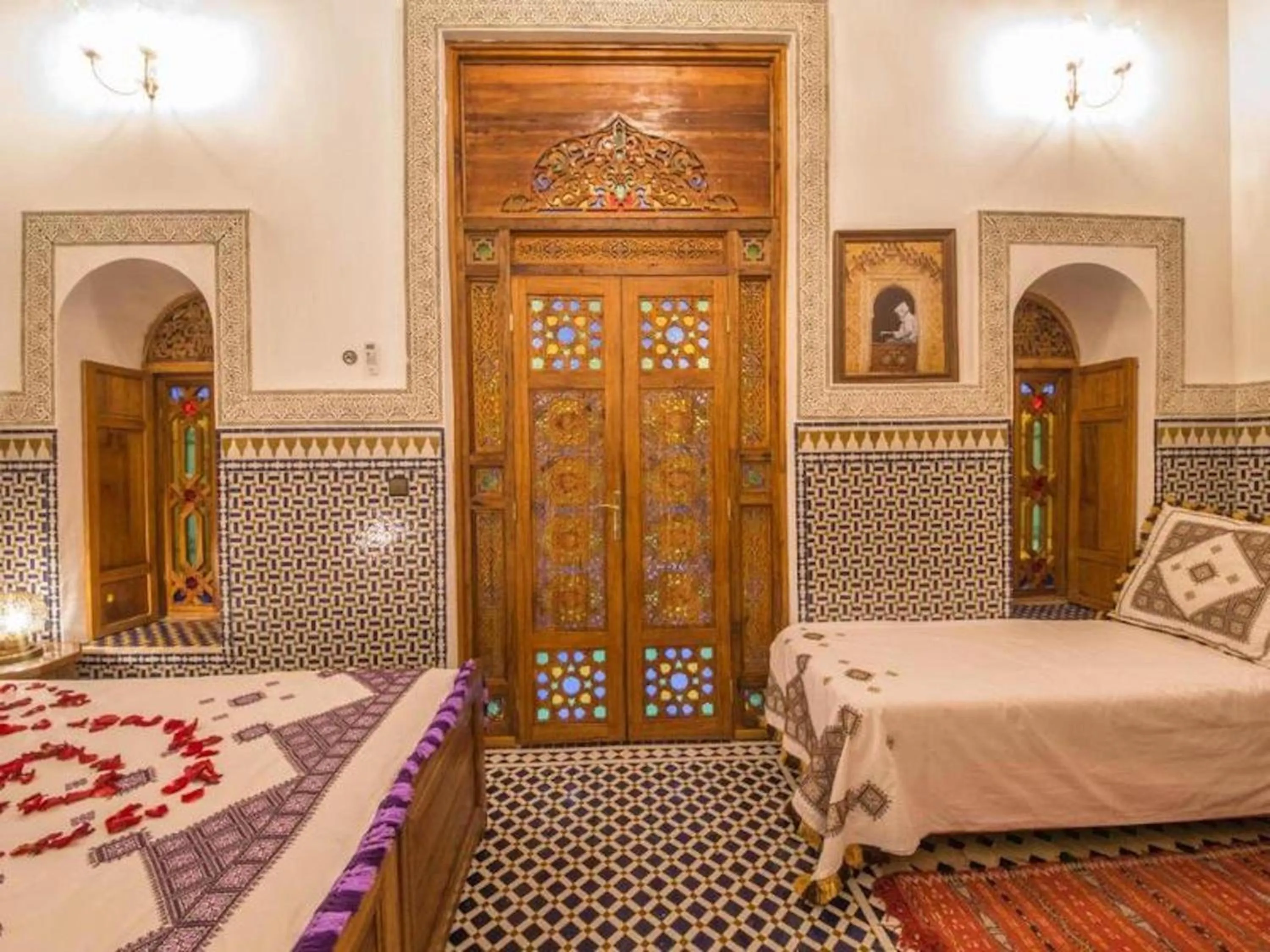 Bedroom, Bed in Charming Riad Ouliya