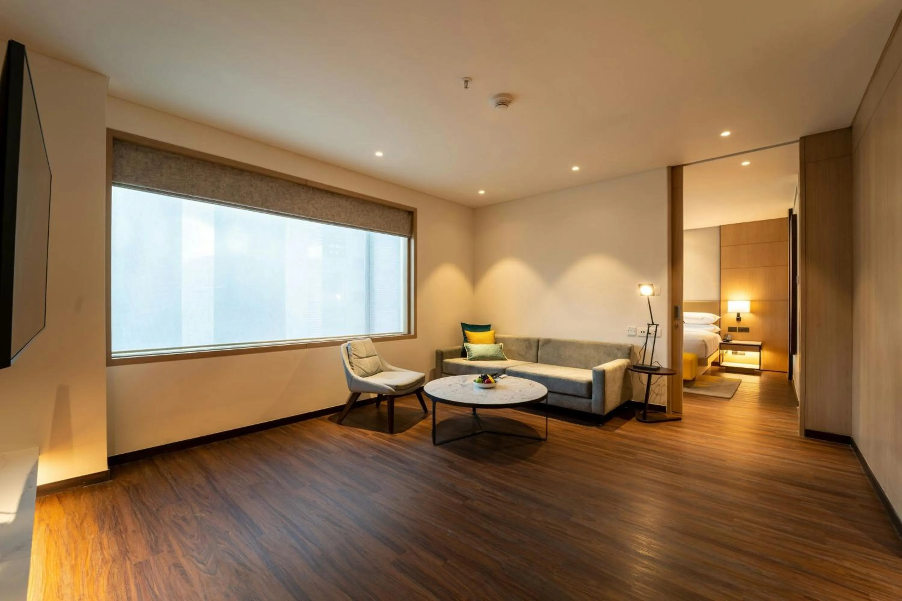 Photo of the whole room, Bed in Courtyard by Marriott Vadodara