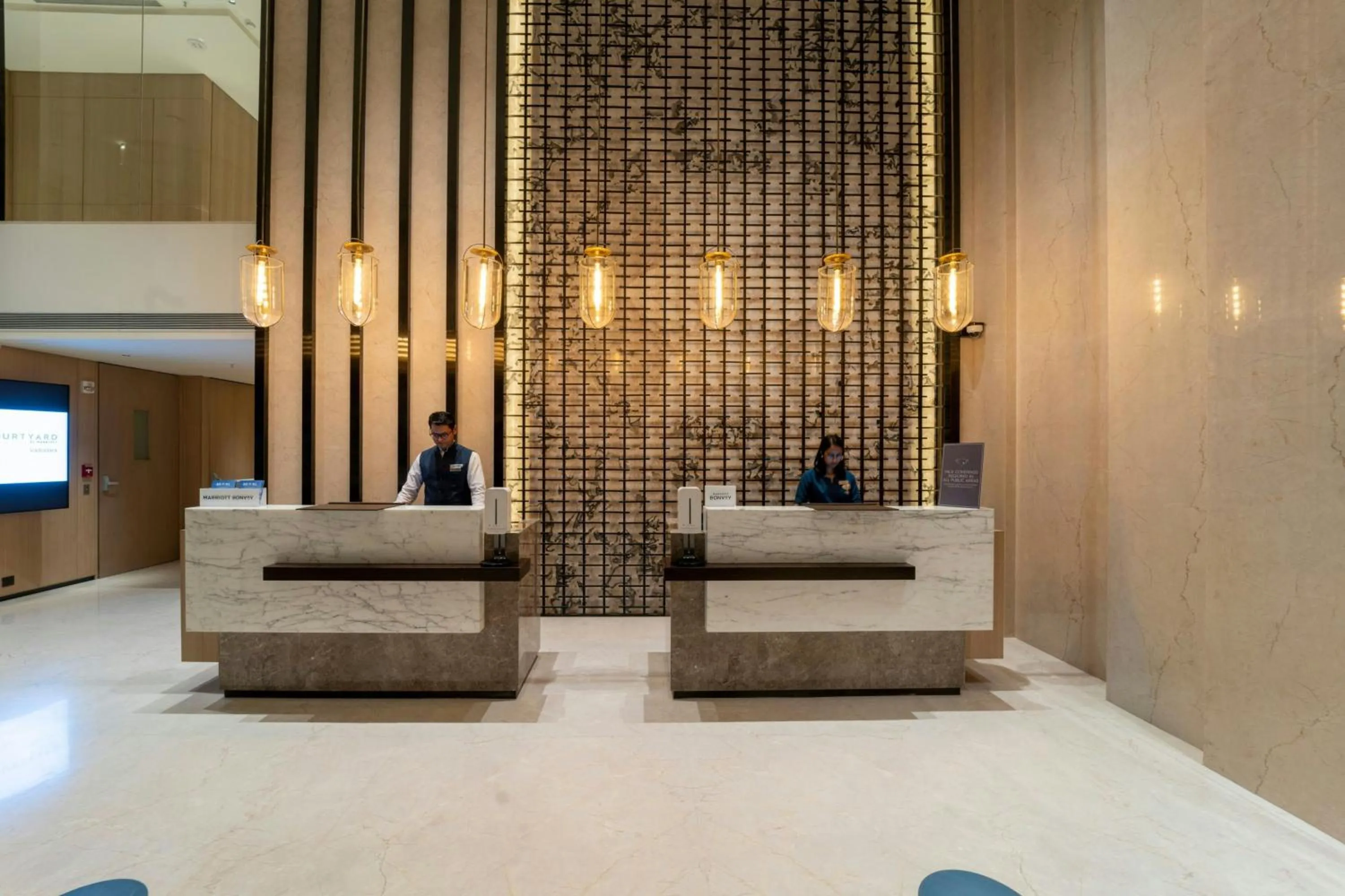 Lobby or reception in Courtyard by Marriott Vadodara