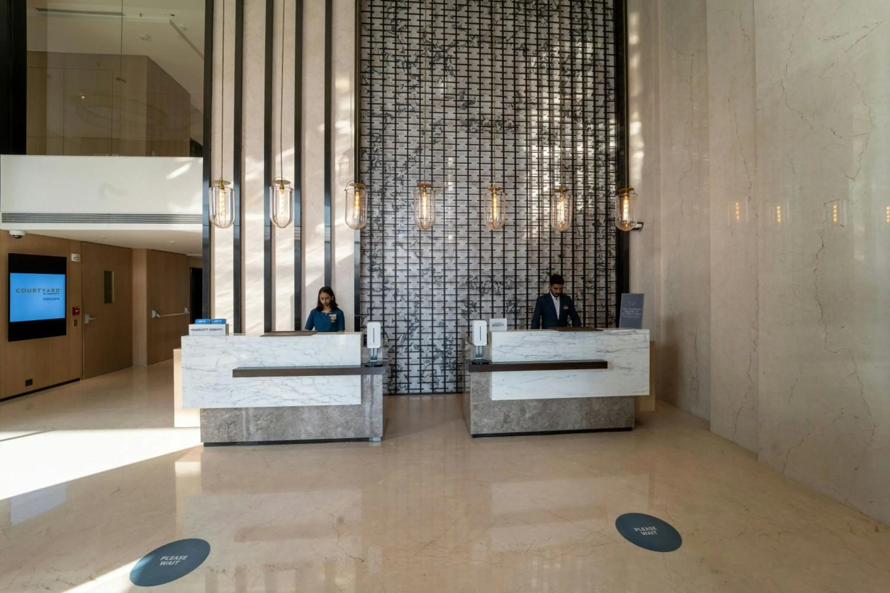 Lobby or reception in Courtyard by Marriott Vadodara