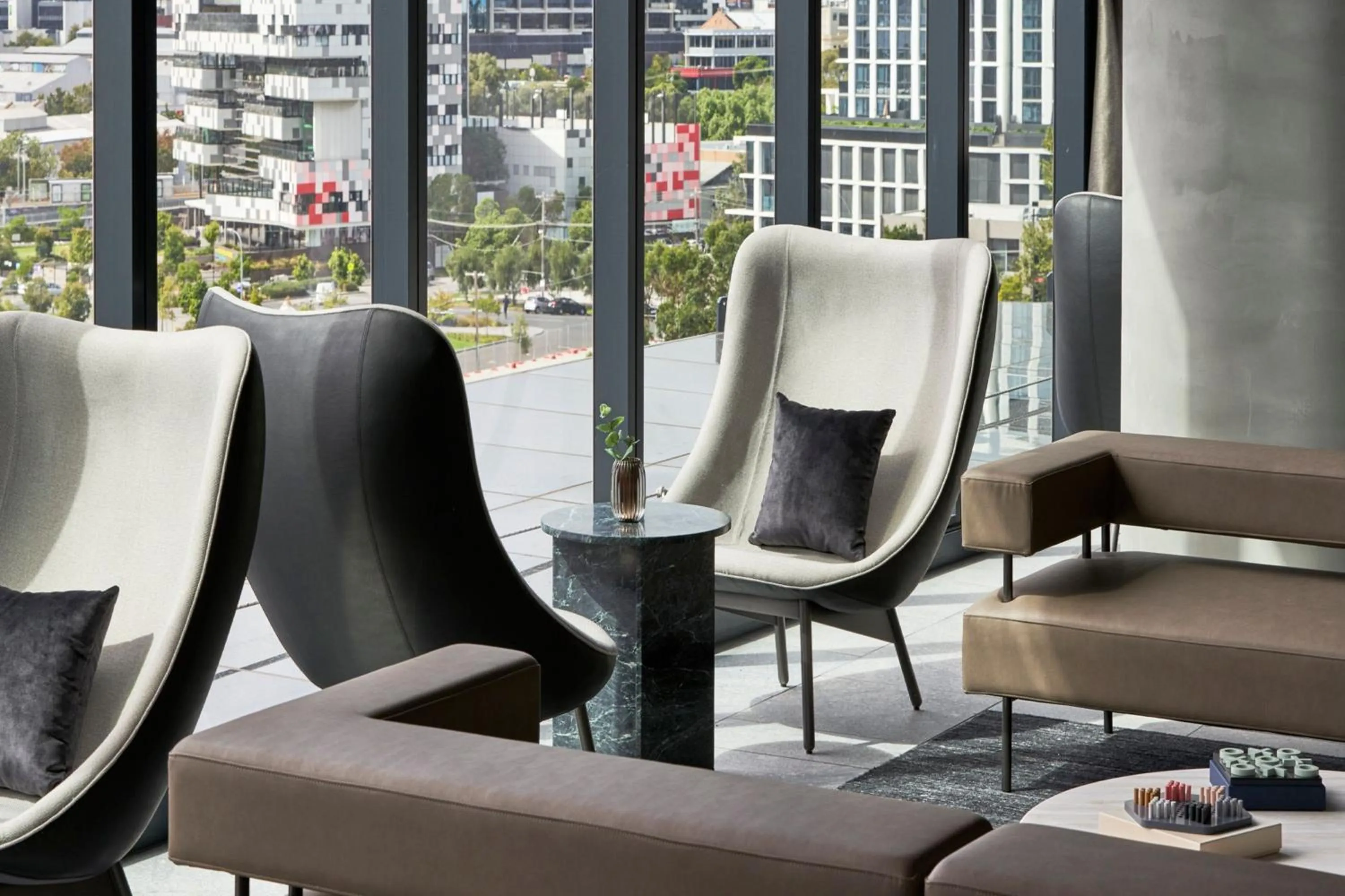 Lounge or bar in AC Hotel by Marriott Melbourne Southbank