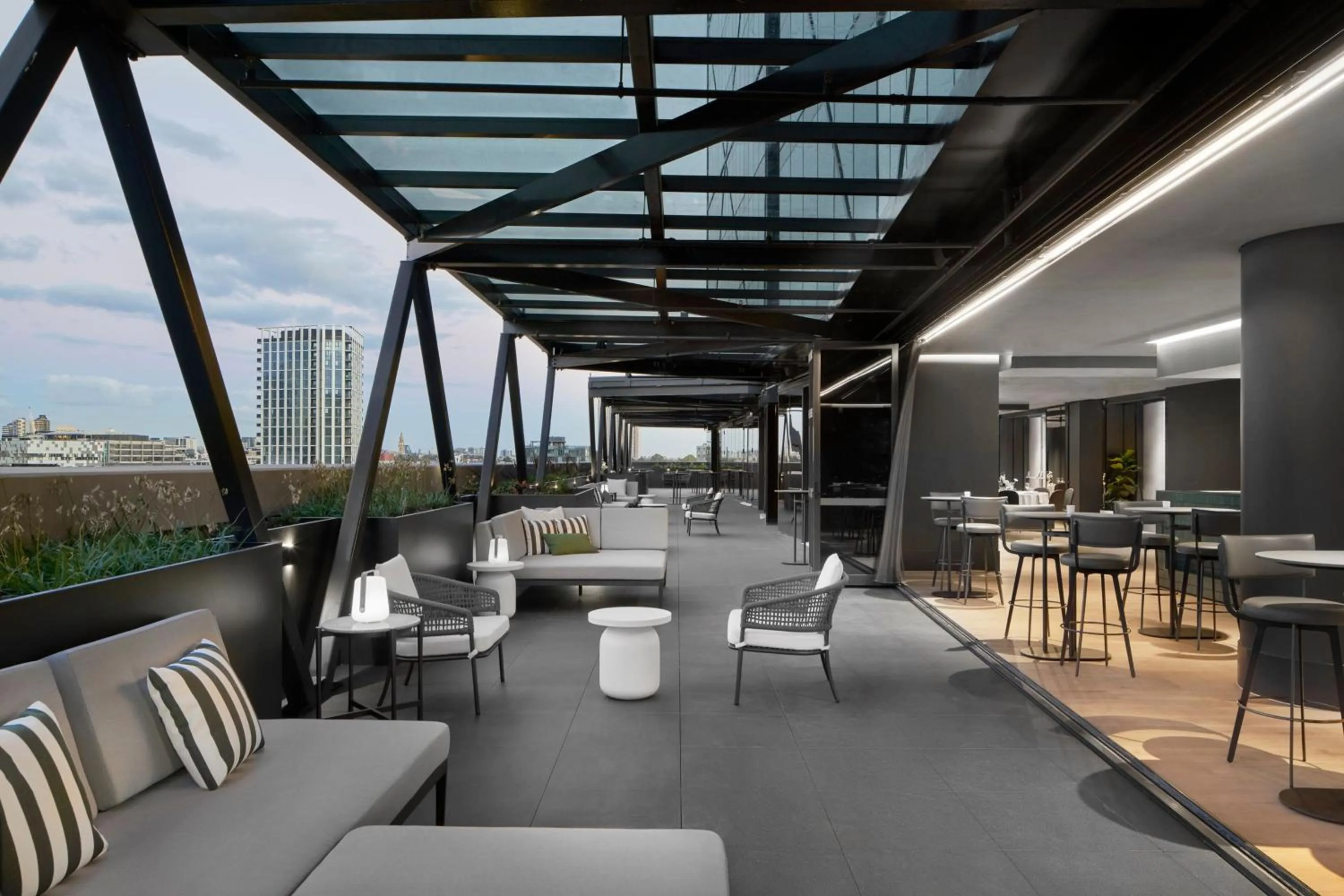 Swimming pool in AC Hotel by Marriott Melbourne Southbank