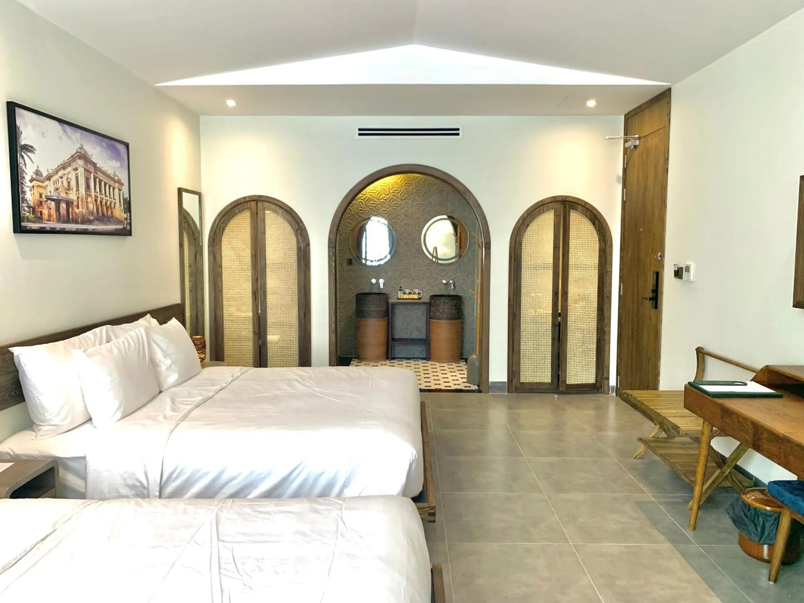 Bed in The Mystery Con Dao