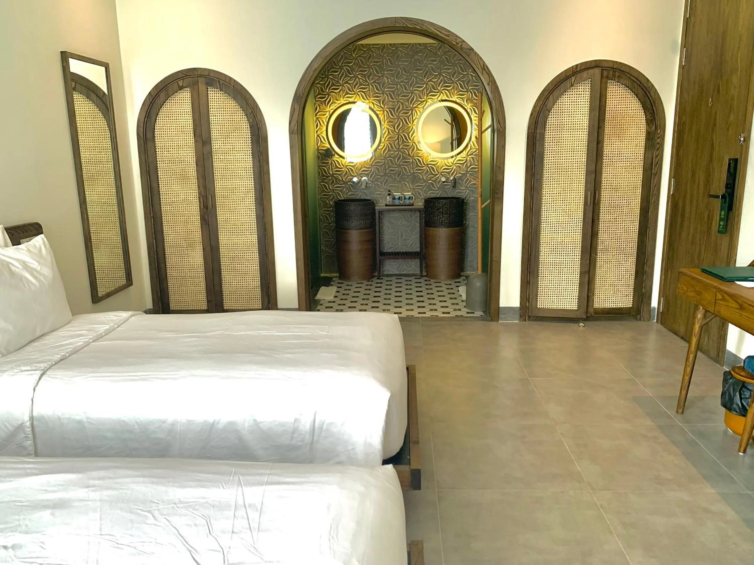 Bed in The Mystery Con Dao