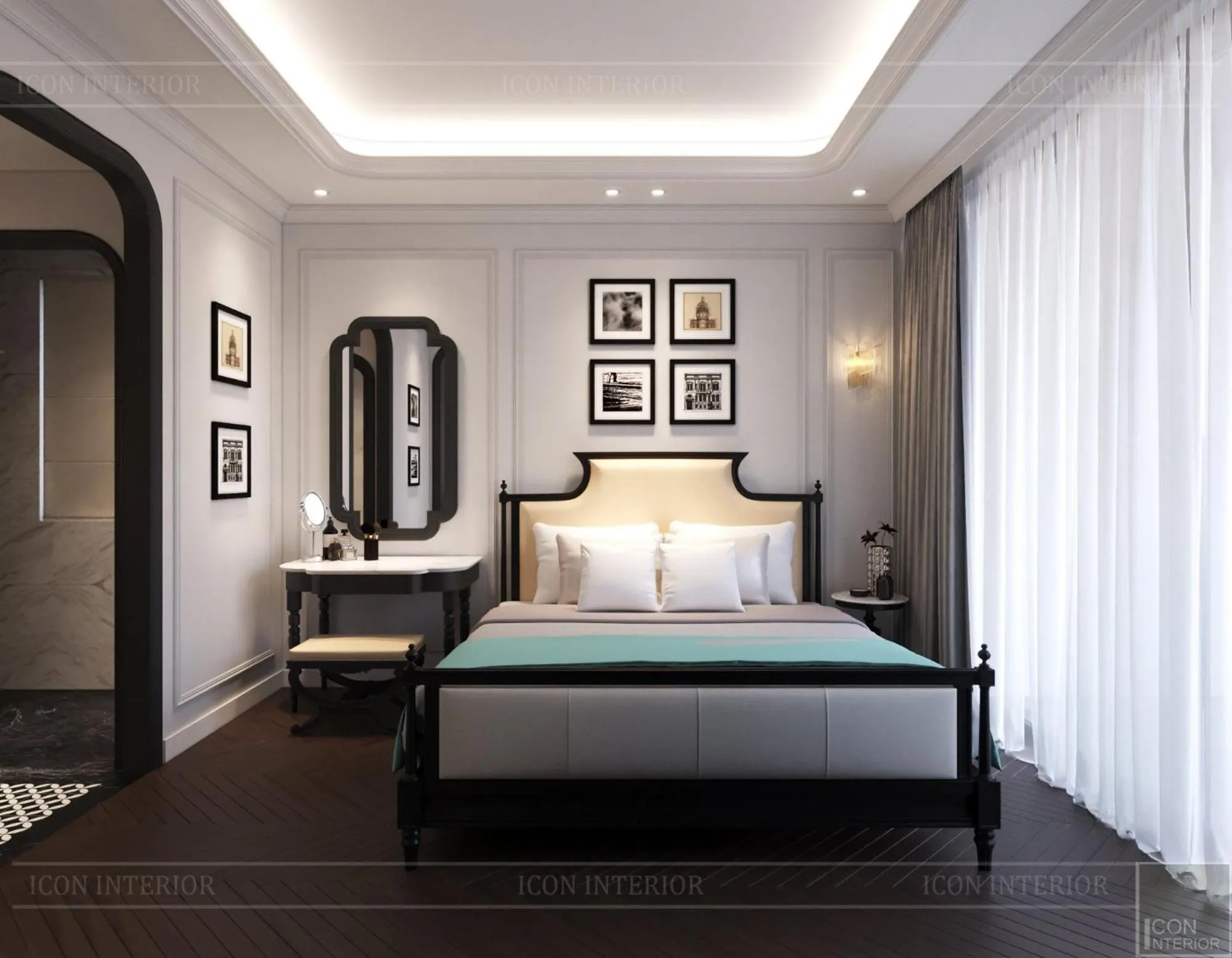 Bedroom, Bed in The Mystery Con Dao