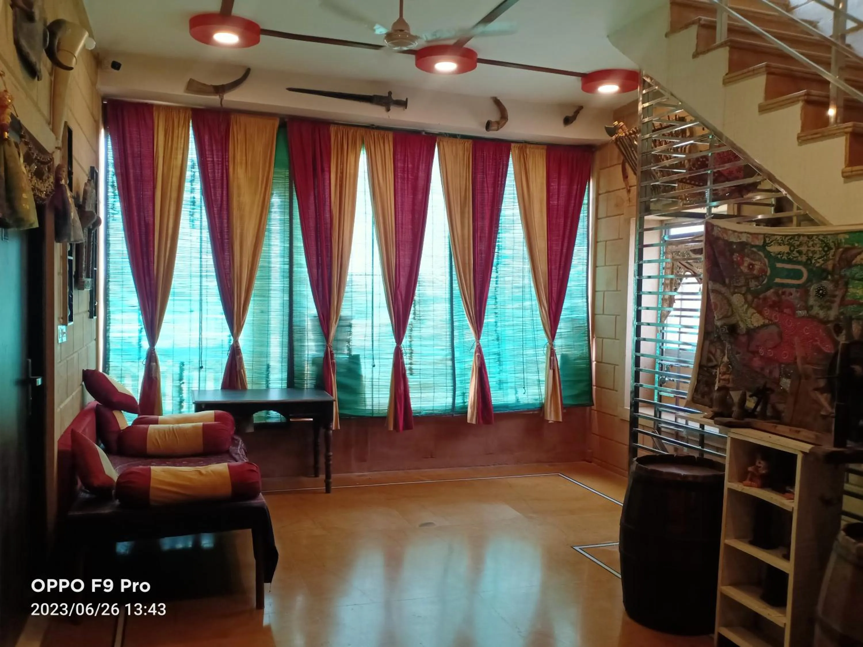 Seating area in The Rathore Heritage