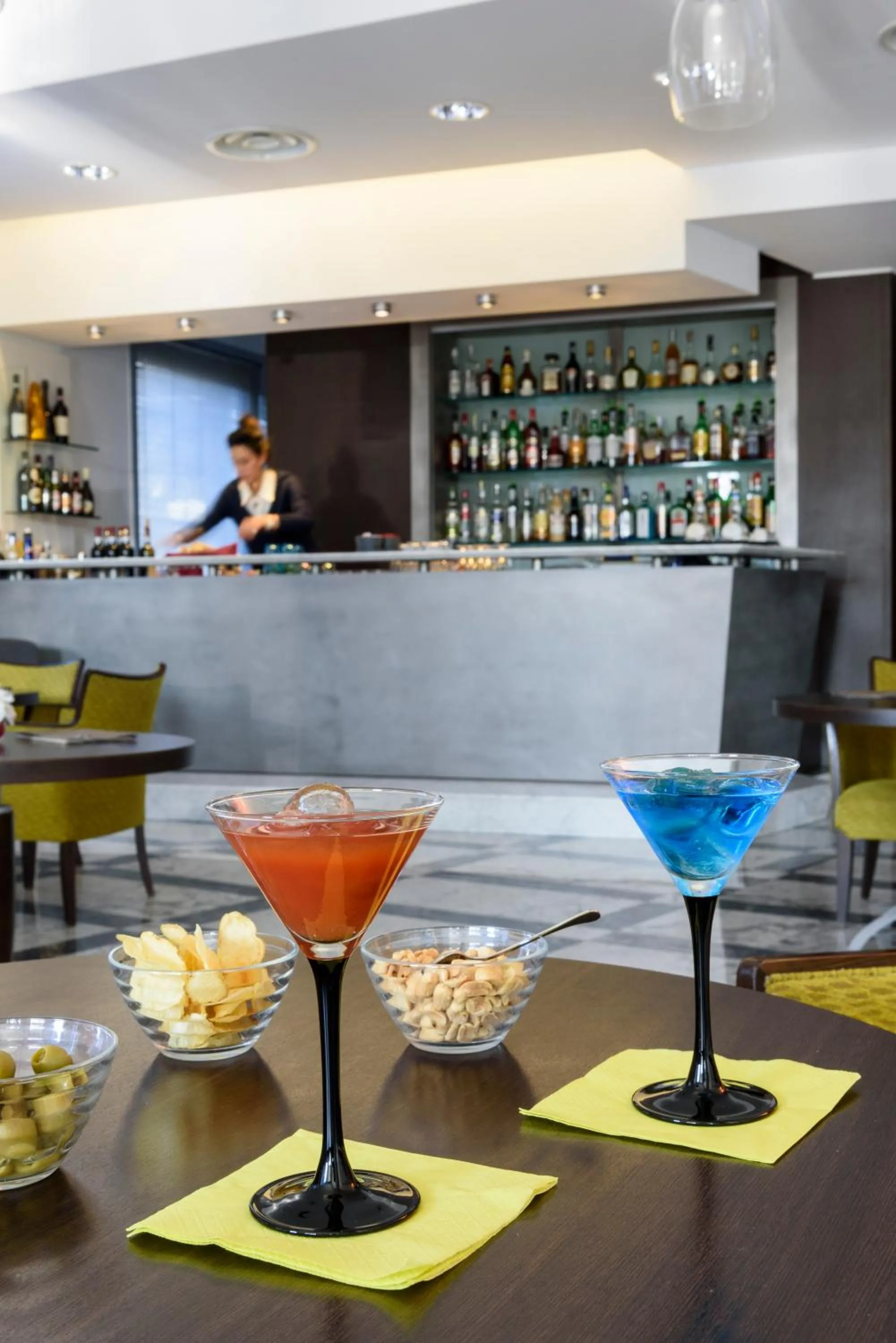 Lounge or bar in First Hotel Malpensa