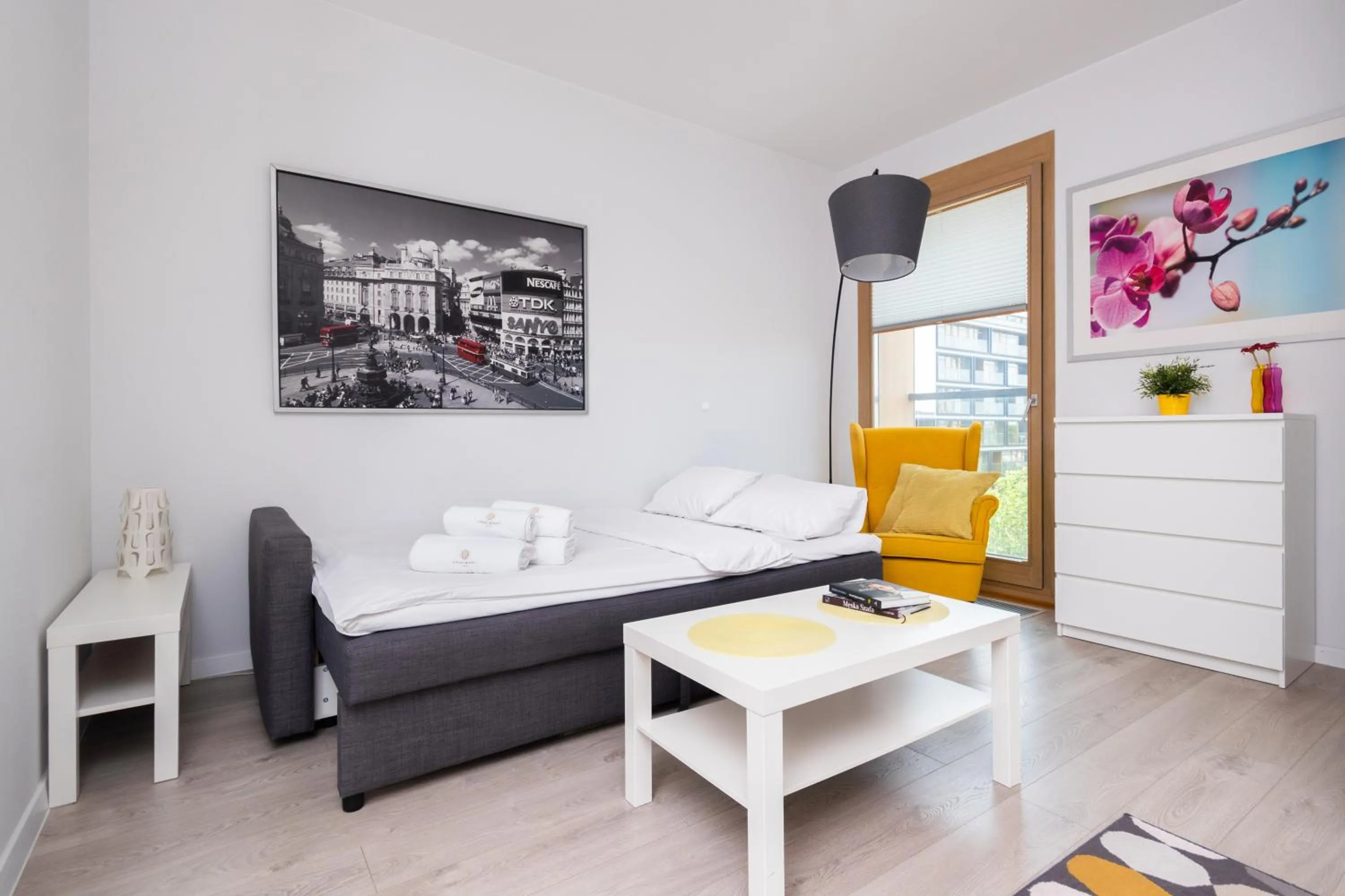 Bedroom in Kolejowa ApartHotel