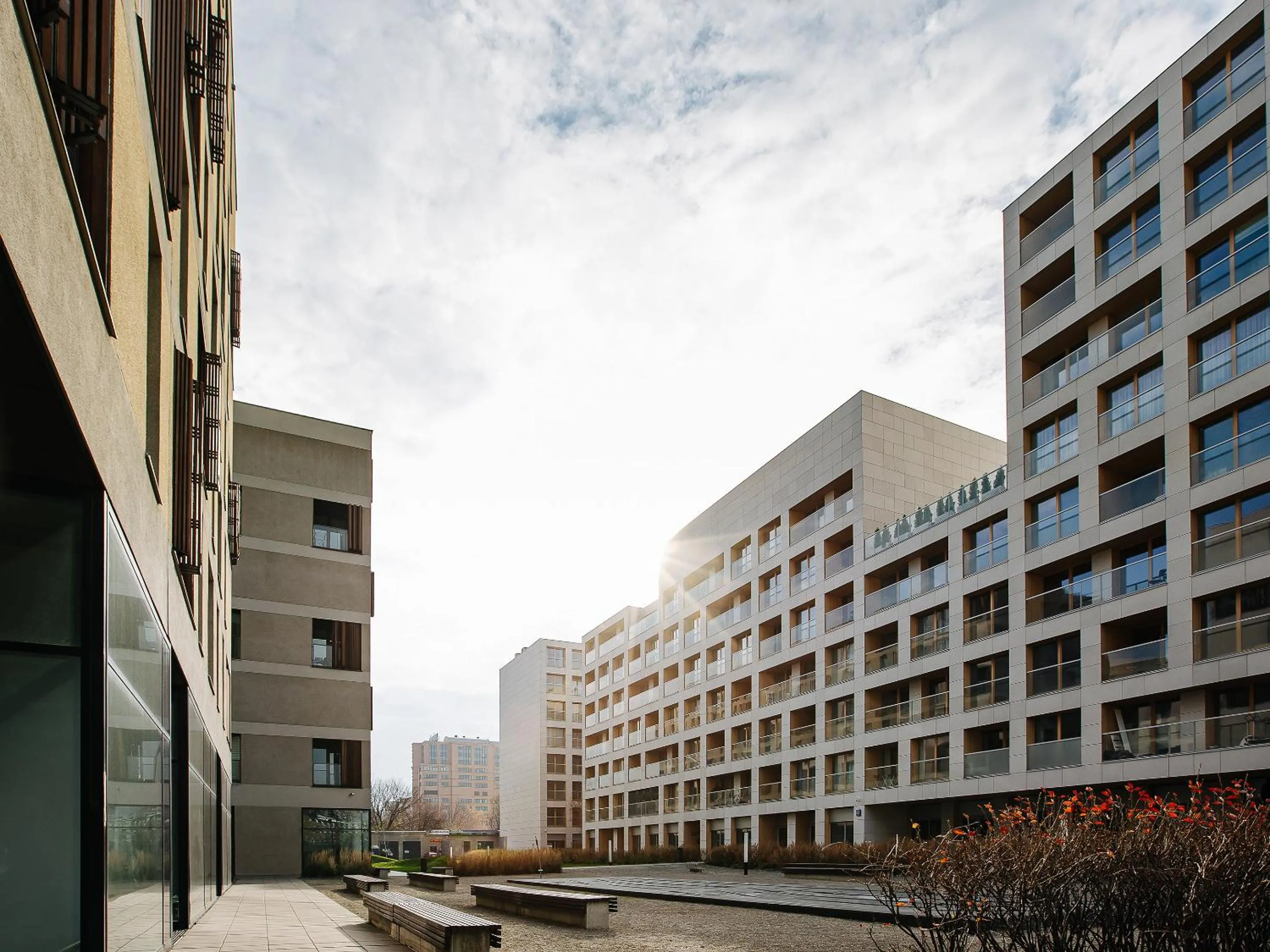 Property building in Kolejowa ApartHotel