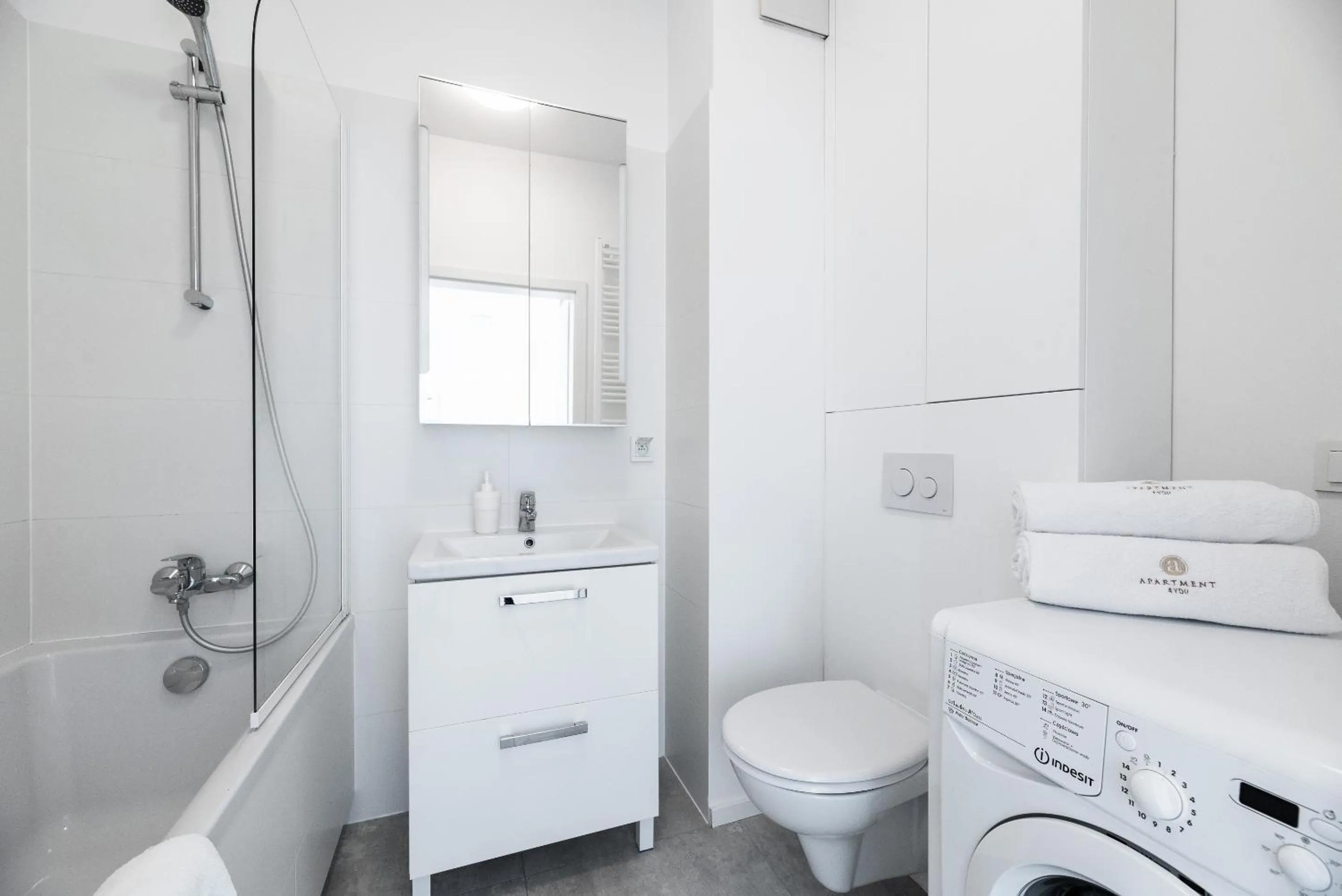 Bathroom in Kolejowa ApartHotel