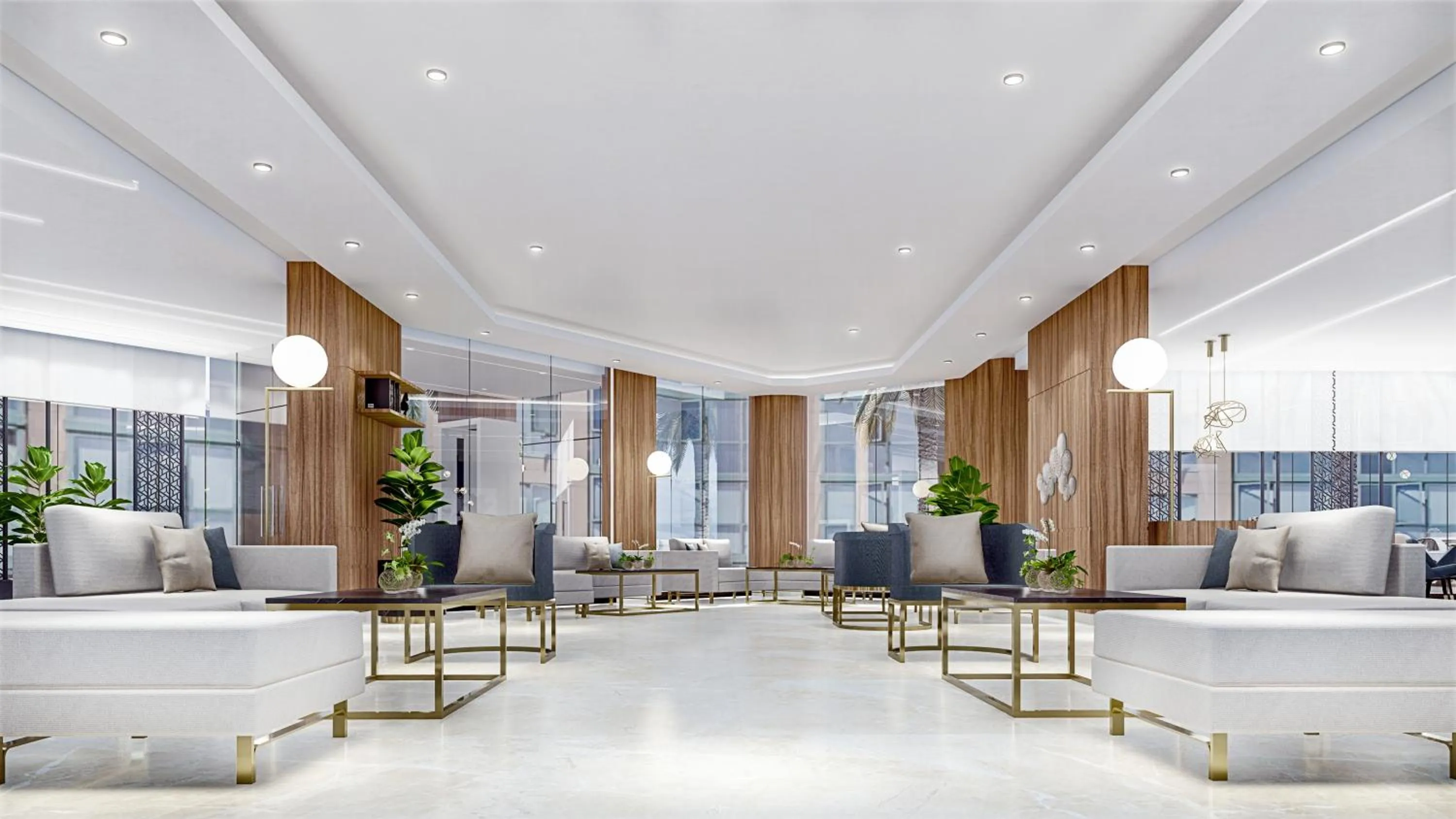 Lobby or reception in Staybridge Suites - Al Khobar City by IHG