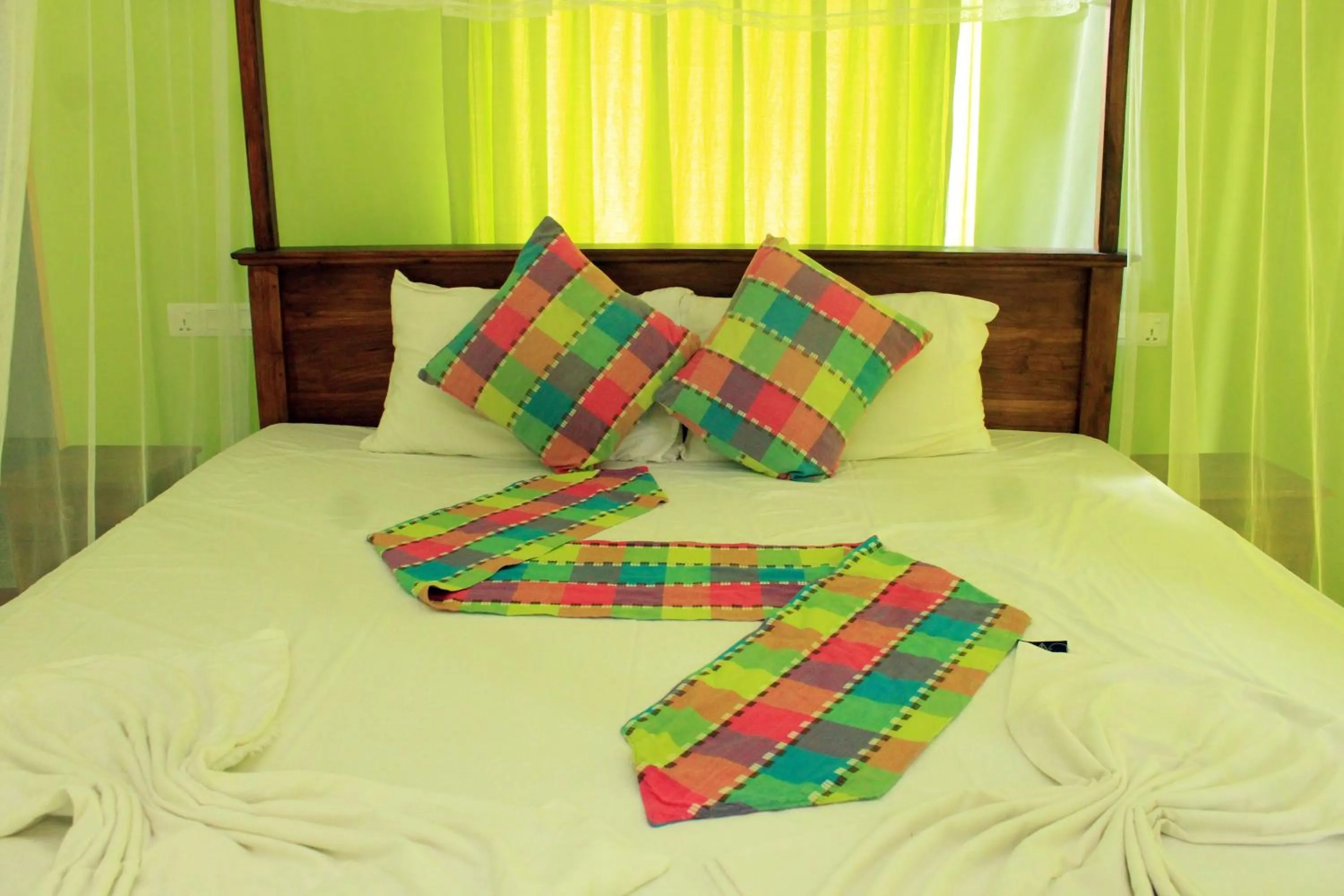 Bed in Sigiriya Melrose Villas