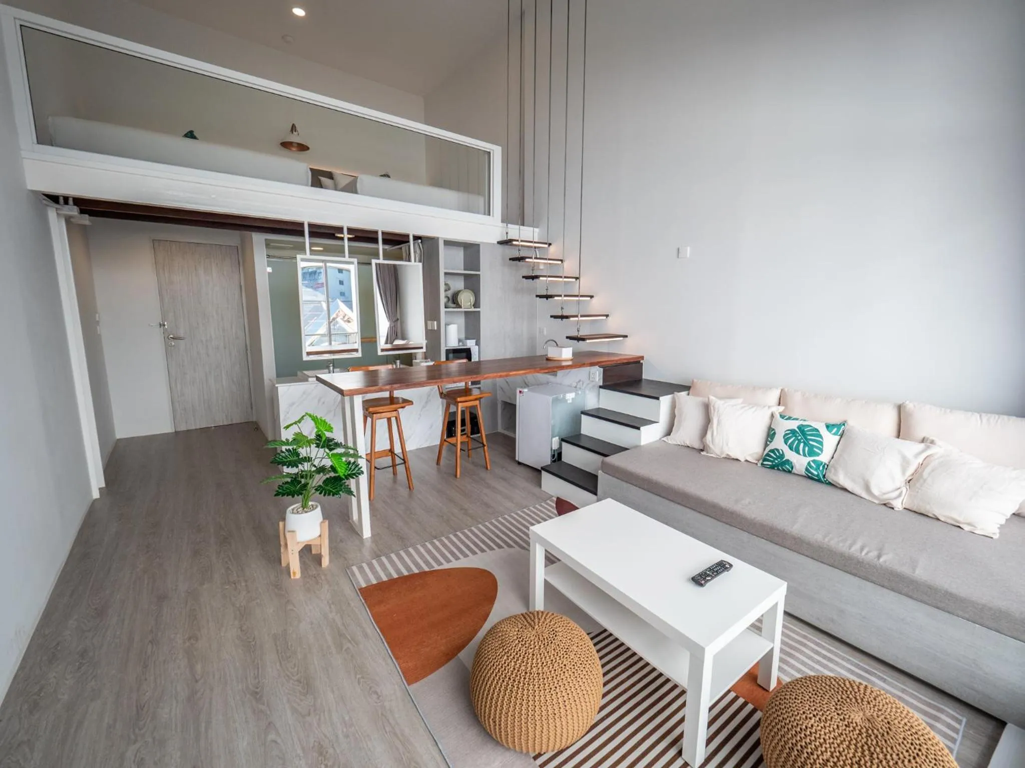 Seating area in Ease Me Residence