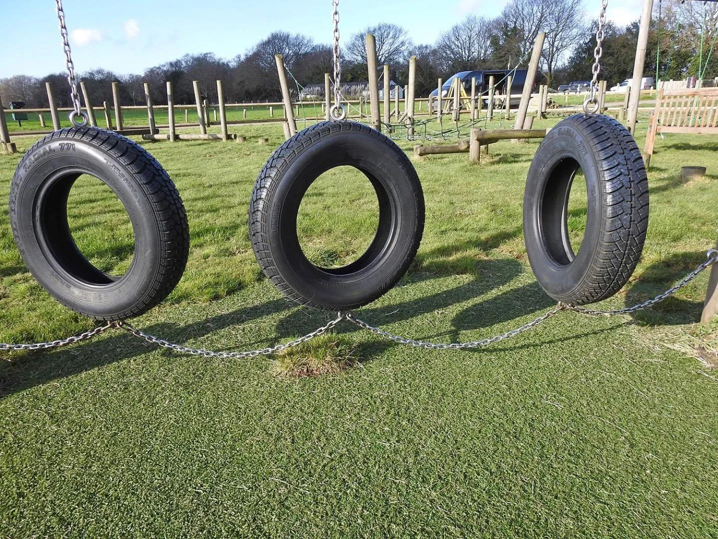 Children play ground in Chestnut Meadow Country Park