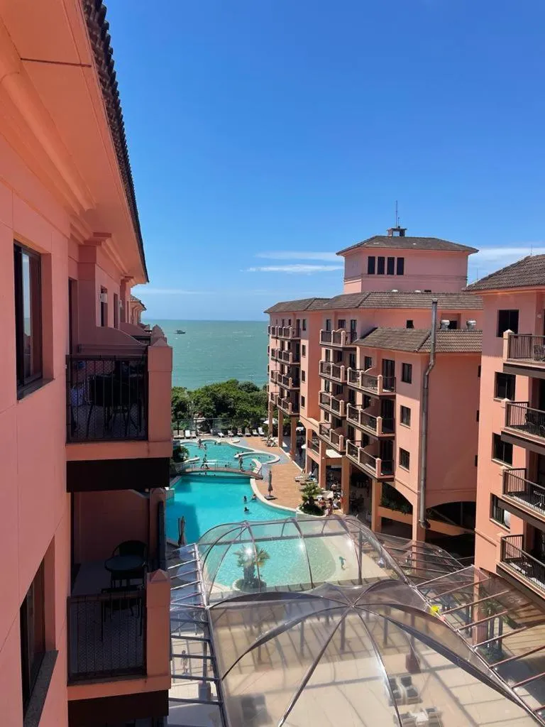 Balcony/Terrace in Jurerê Beach Village - Suíte