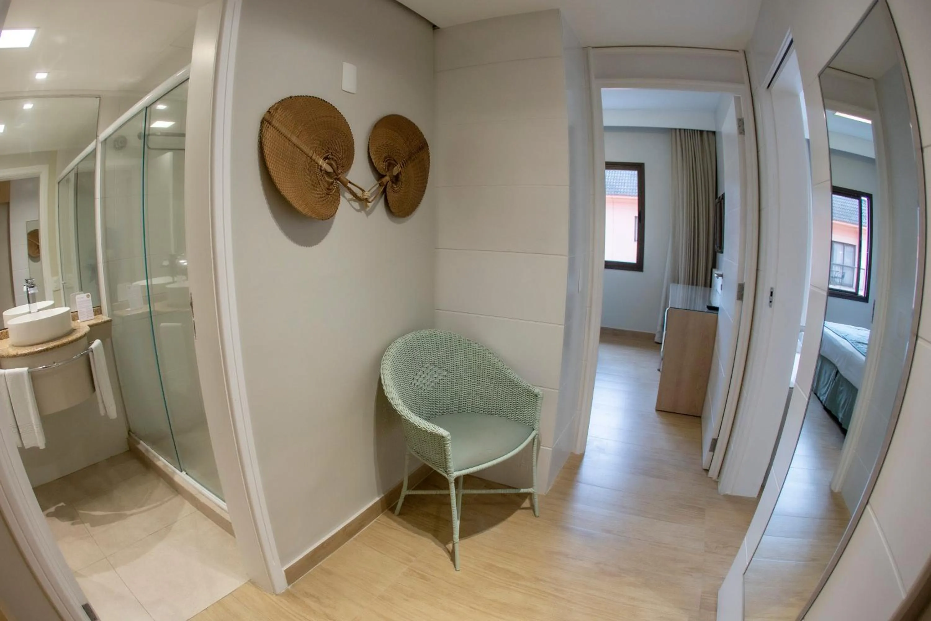 Living room in Jurerê Beach Village - Suíte