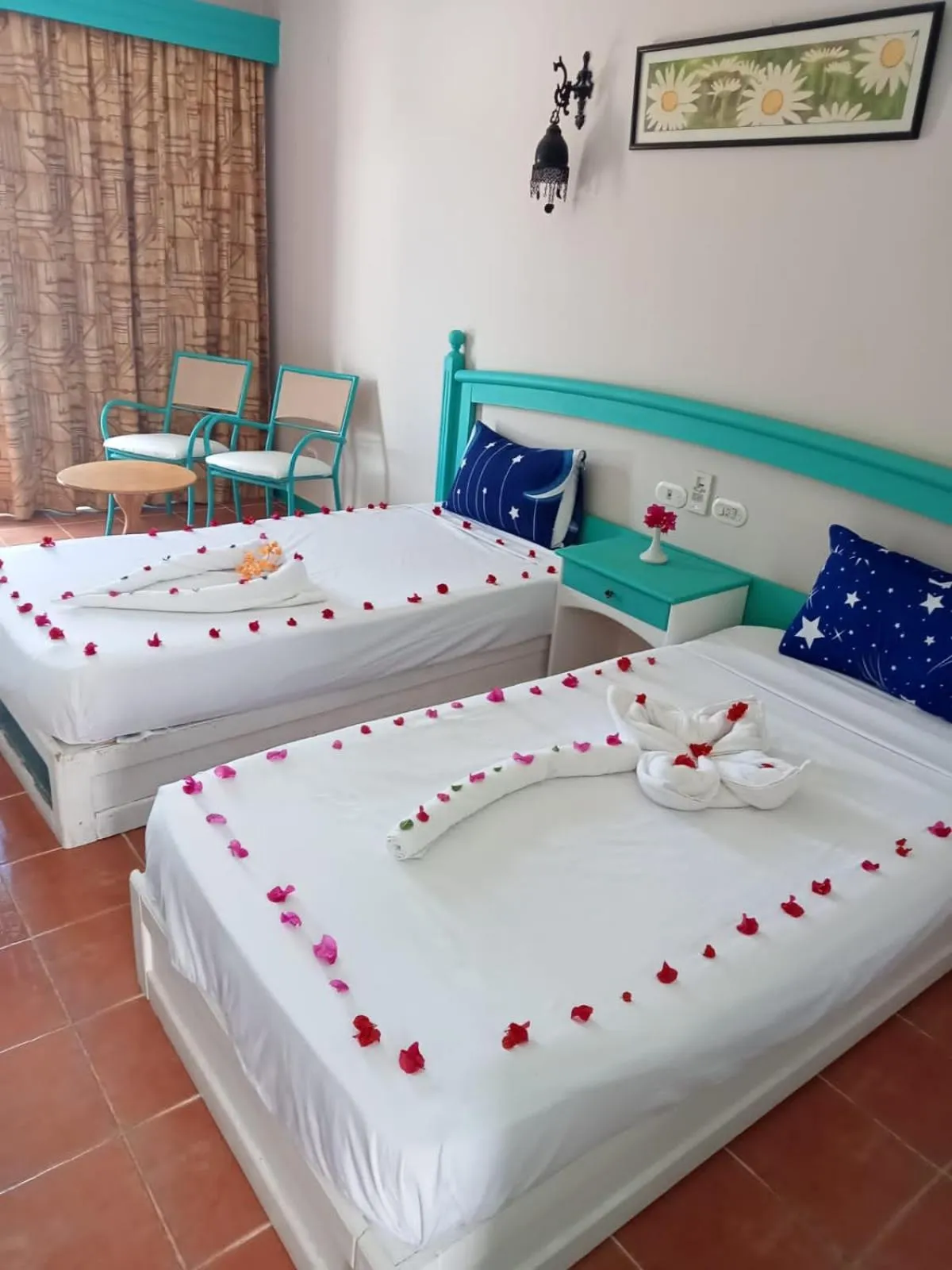 Bed in Badawia Sharm Resort