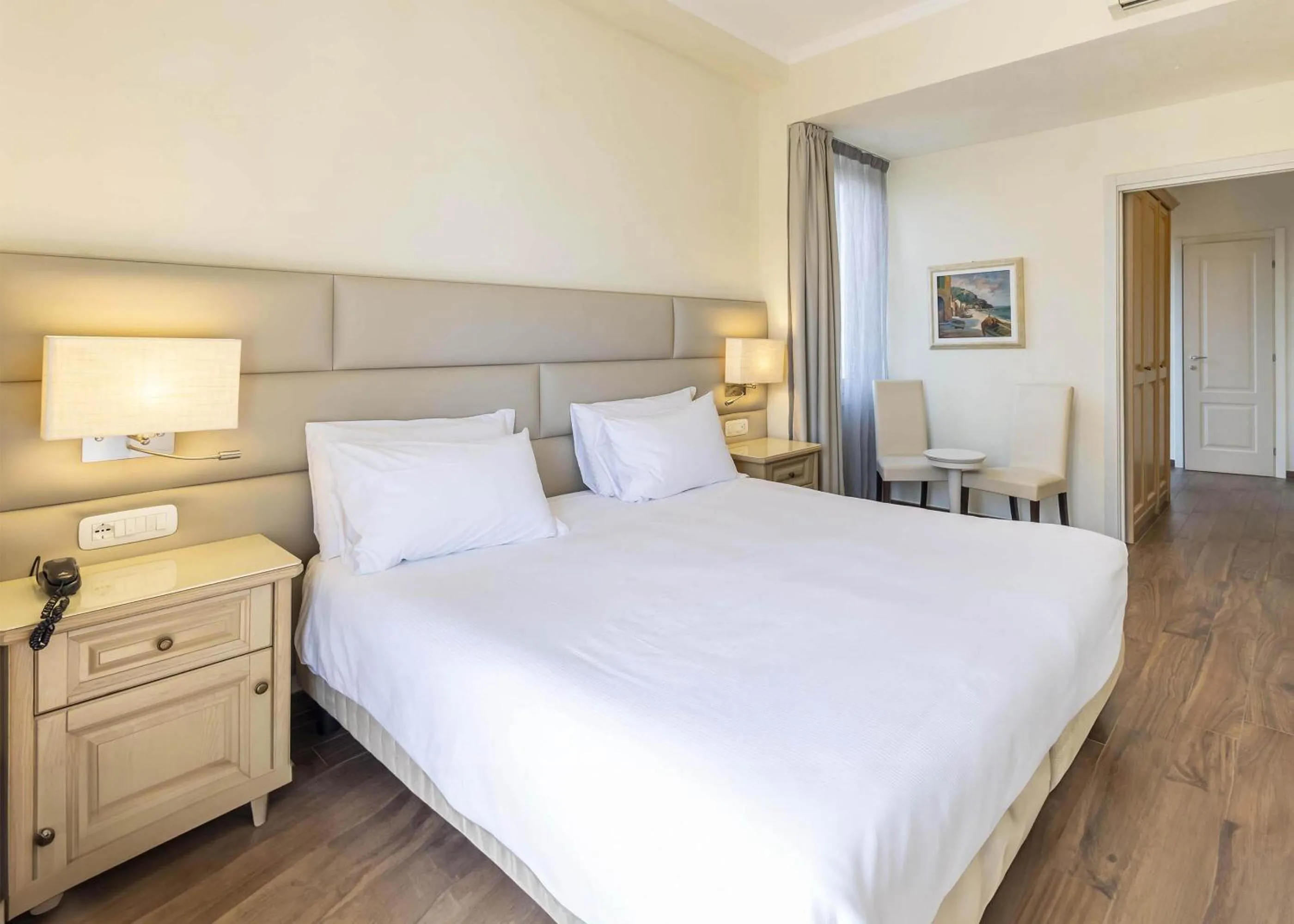 Photo of the whole room, Bed in B&B HOTEL Diano Marina Palace