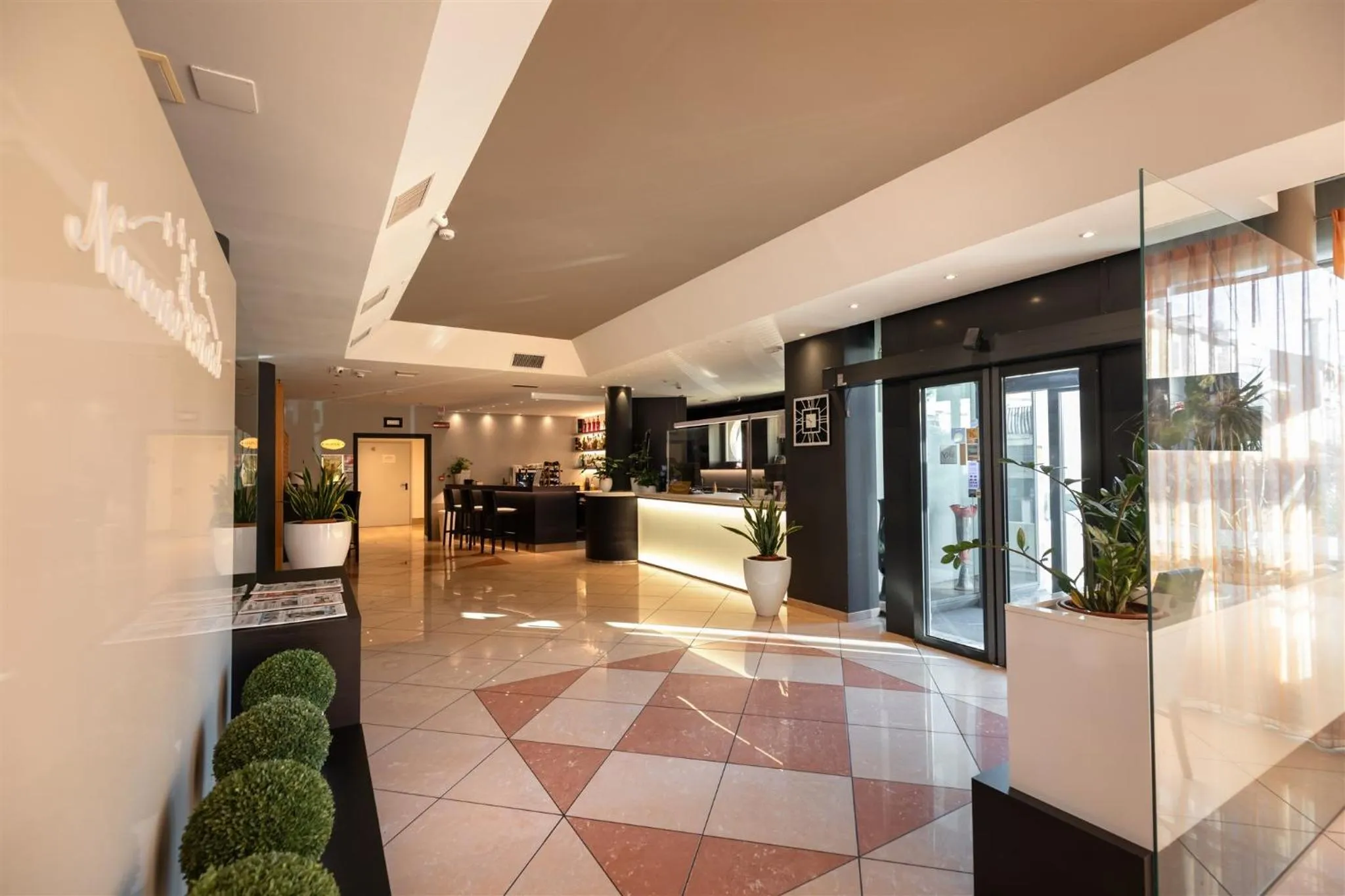 Lobby or reception in Noventa Hotel