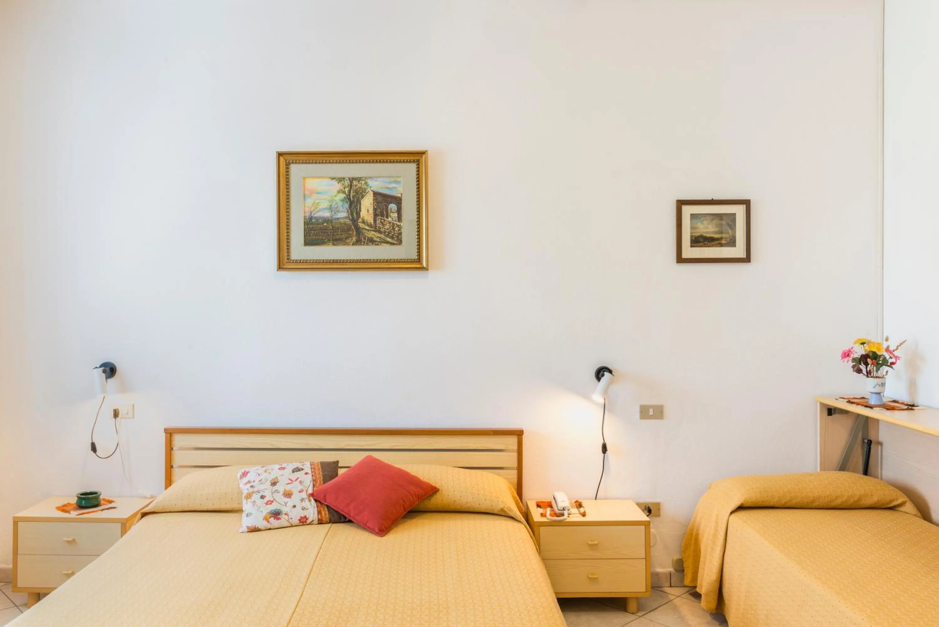 Bed in Hotel Cristina