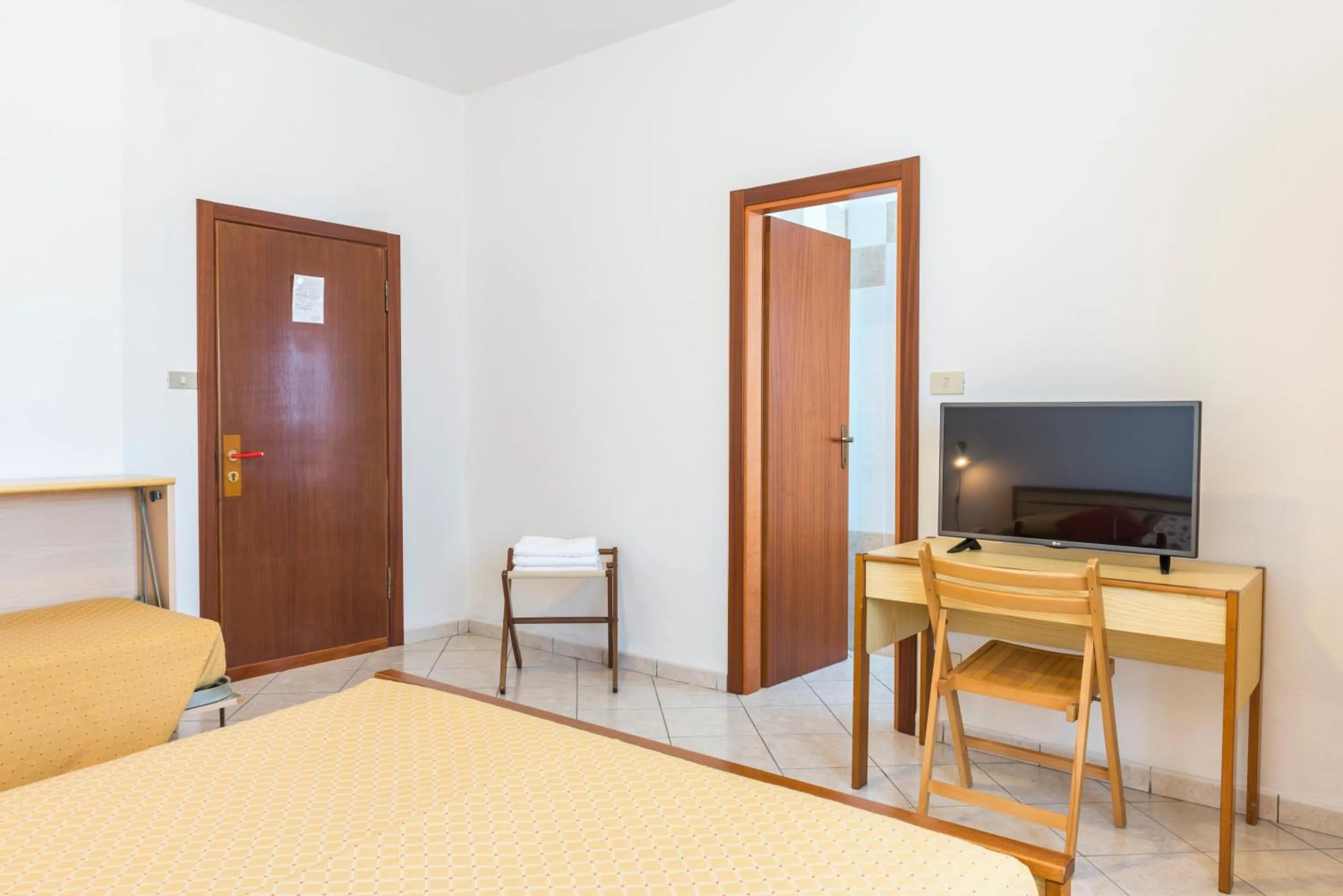 Bed in Hotel Cristina