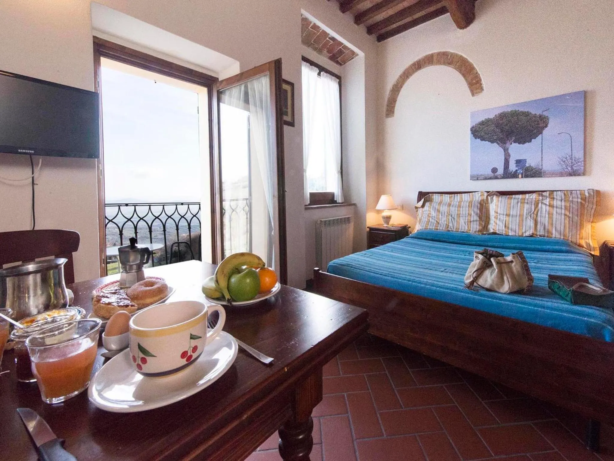 Living room, Bed in Country House il Ciliegio