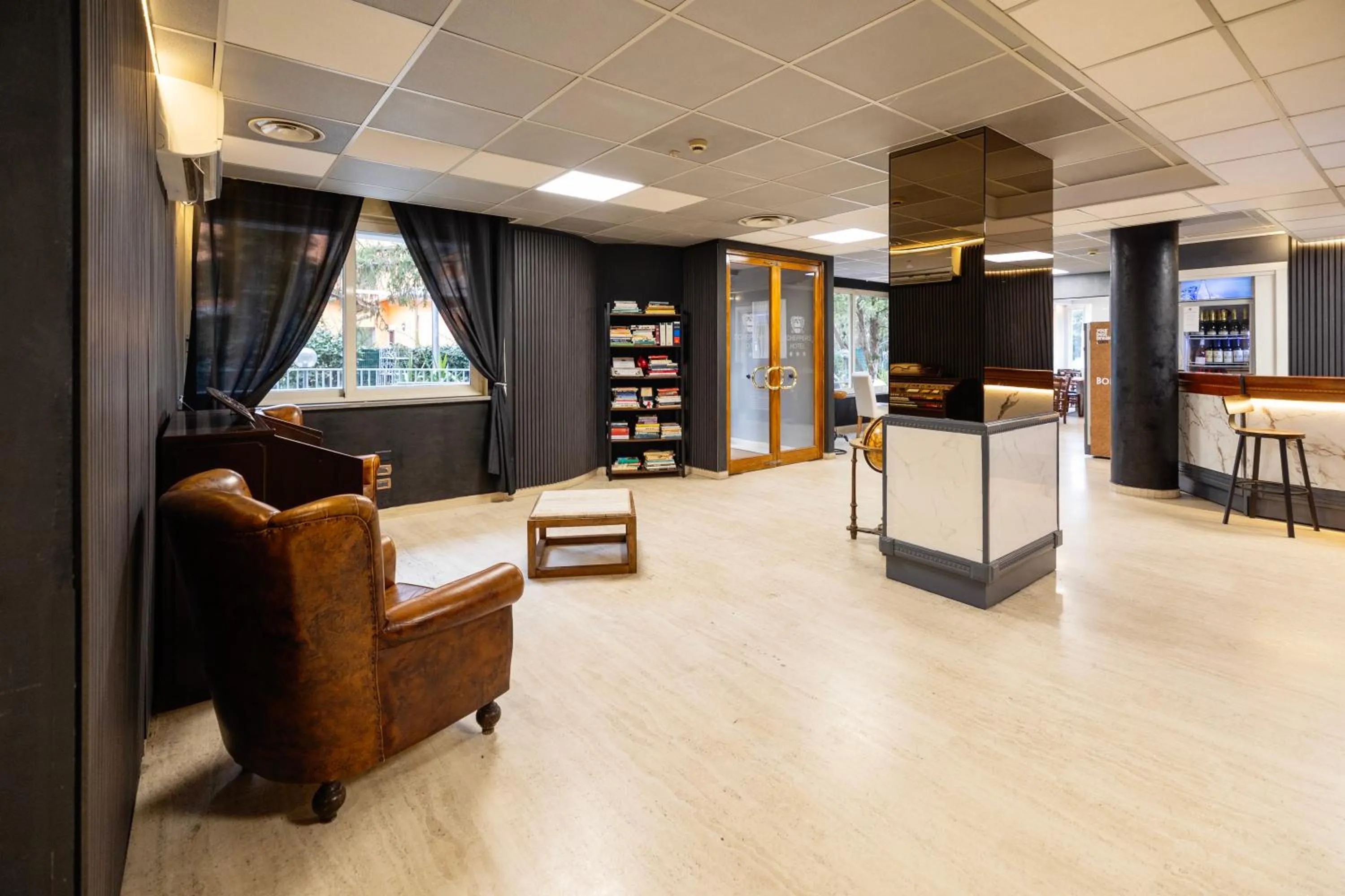 Lobby or reception in Scheppers Hotel