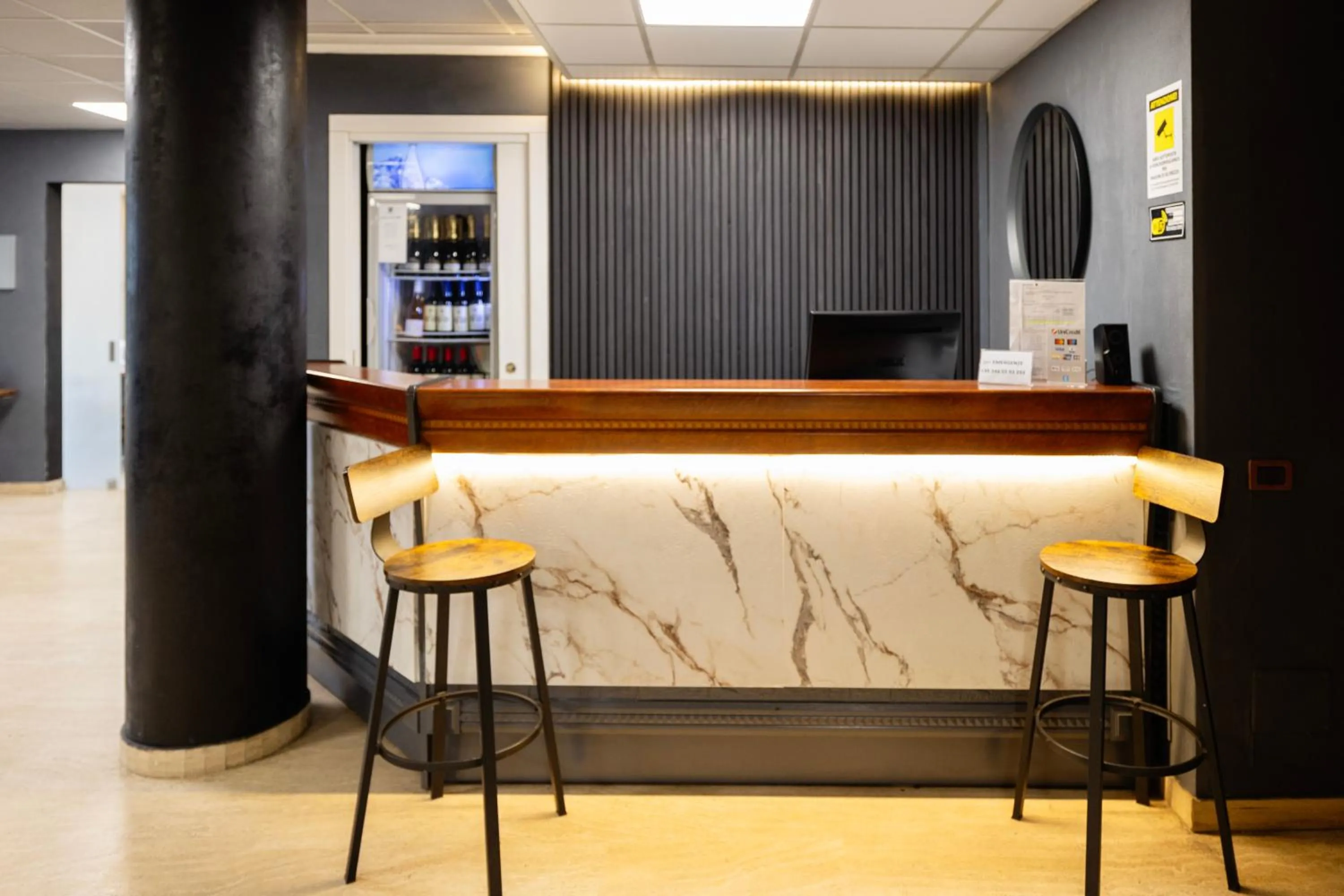 Lobby or reception in Scheppers Hotel