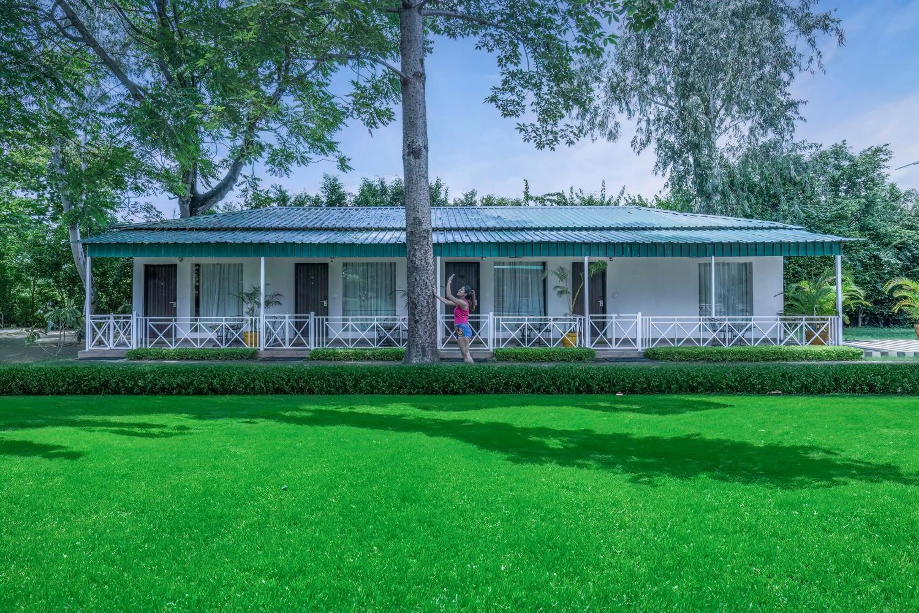 Garden view in The Tattwaa Corbett Spa and Resort
