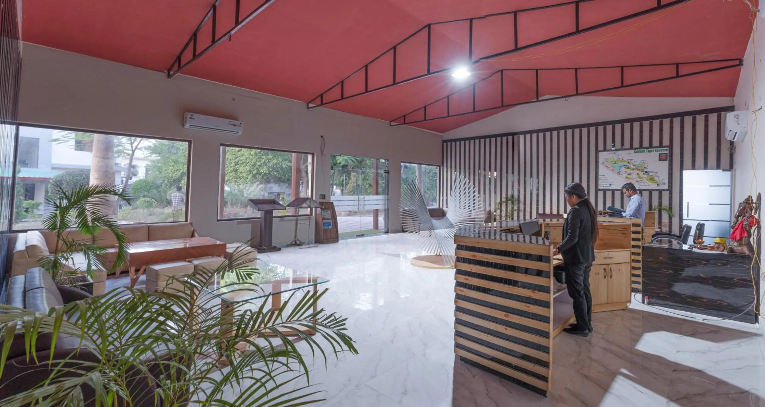 Lobby or reception in The Tattwaa Corbett Spa and Resort