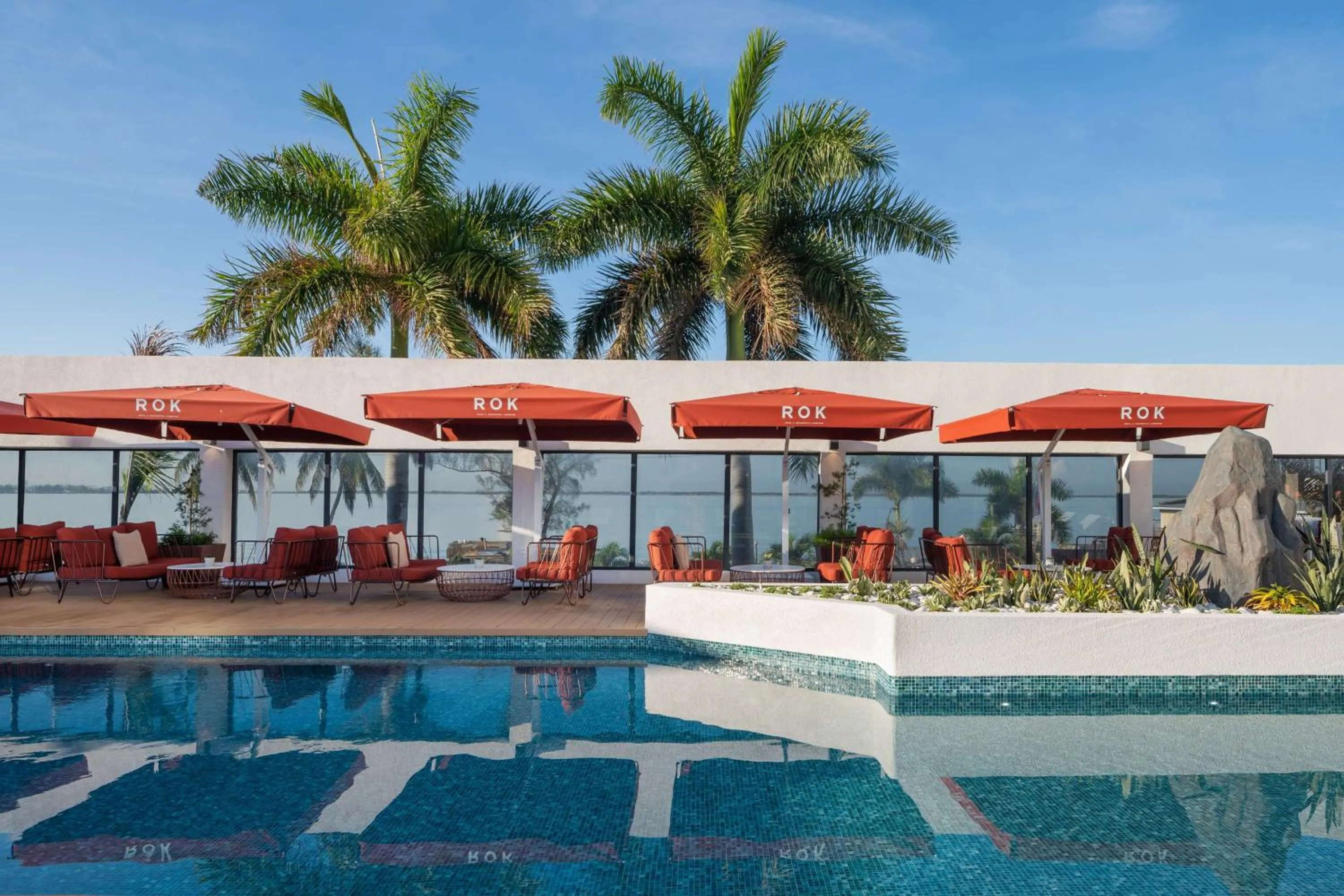 Pool view in ROK Hotel Kingston, Tapestry Collection By Hilton