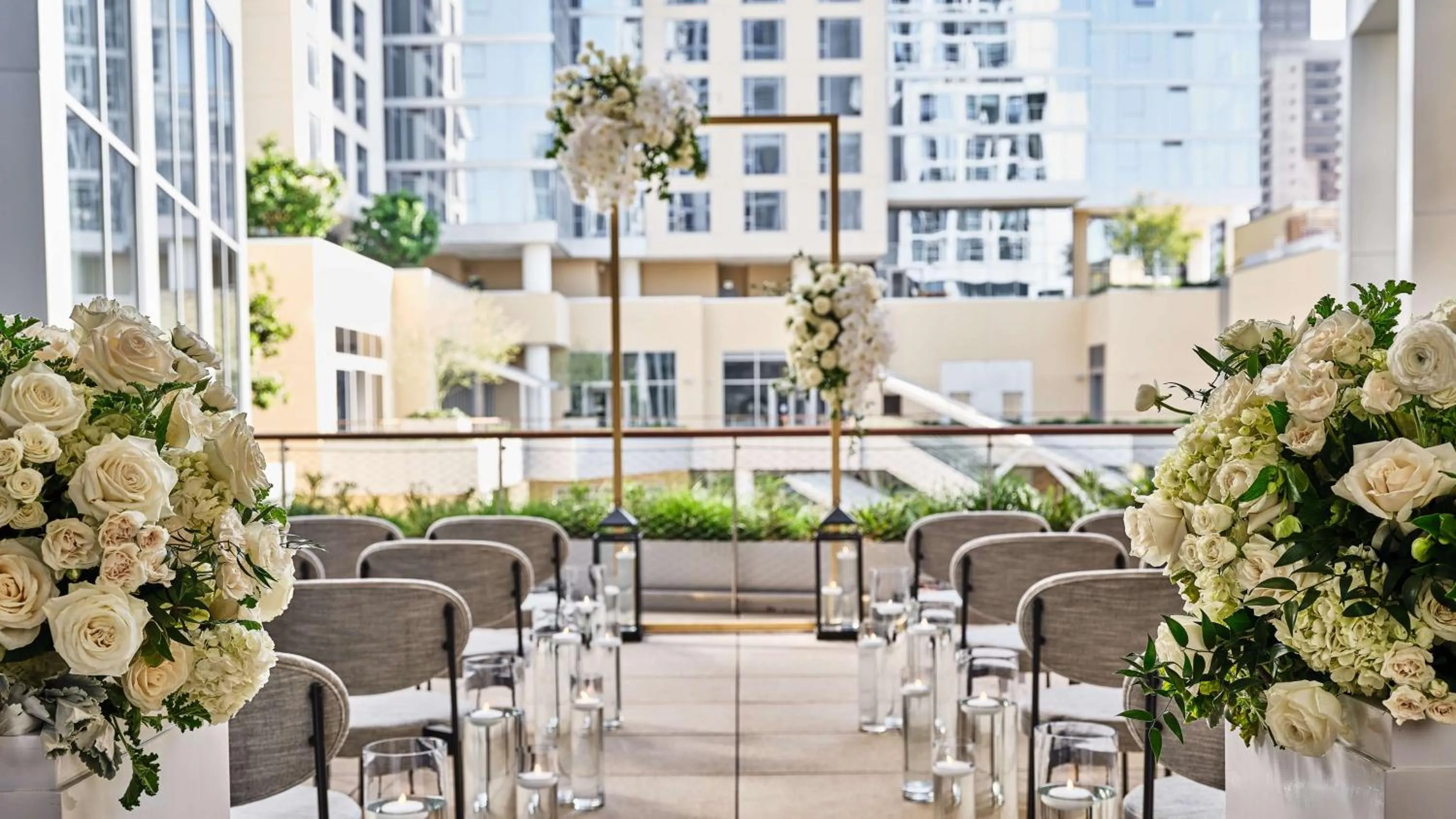 Patio in Conrad Los Angeles