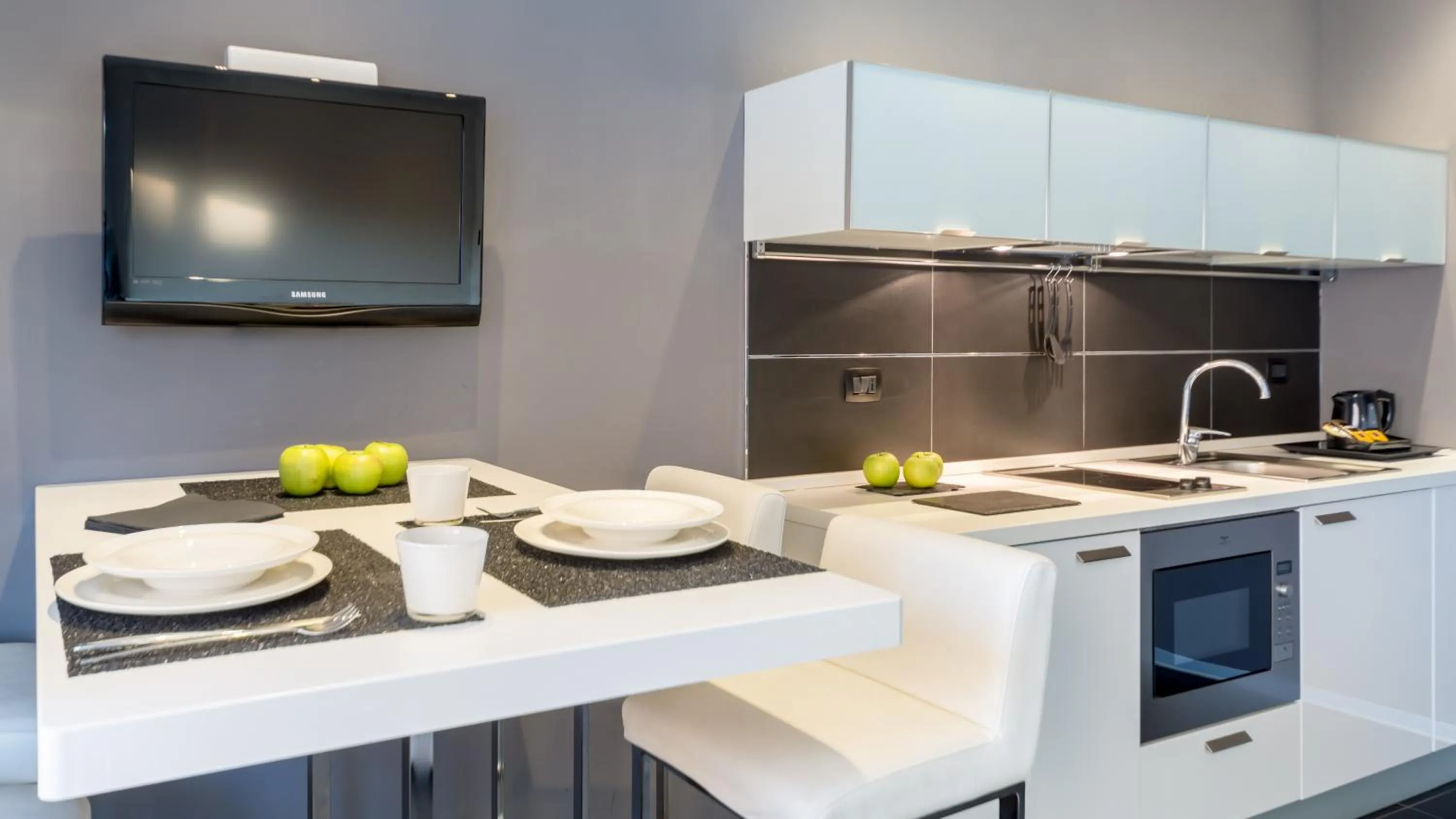 Kitchen or kitchenette in Hotel Metropolitan