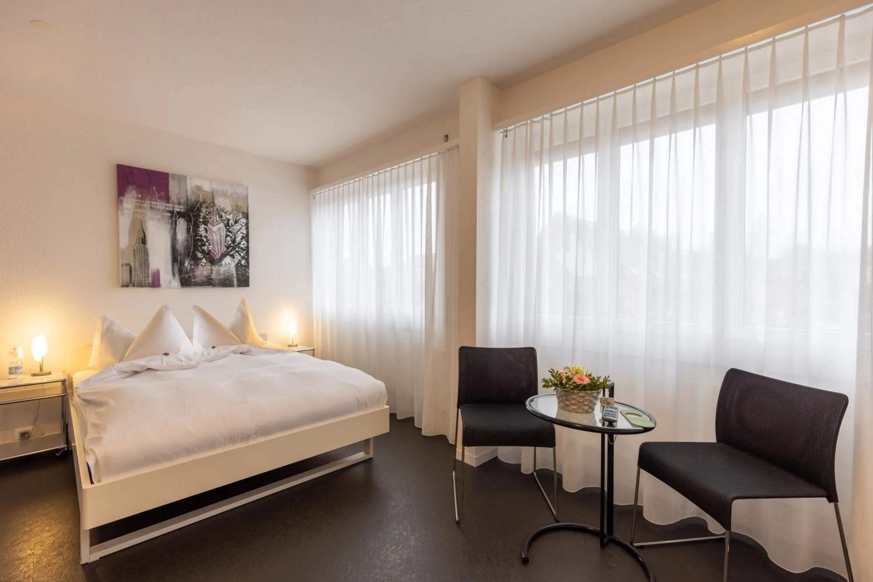 Bed in Hotel Bären Niederscherli