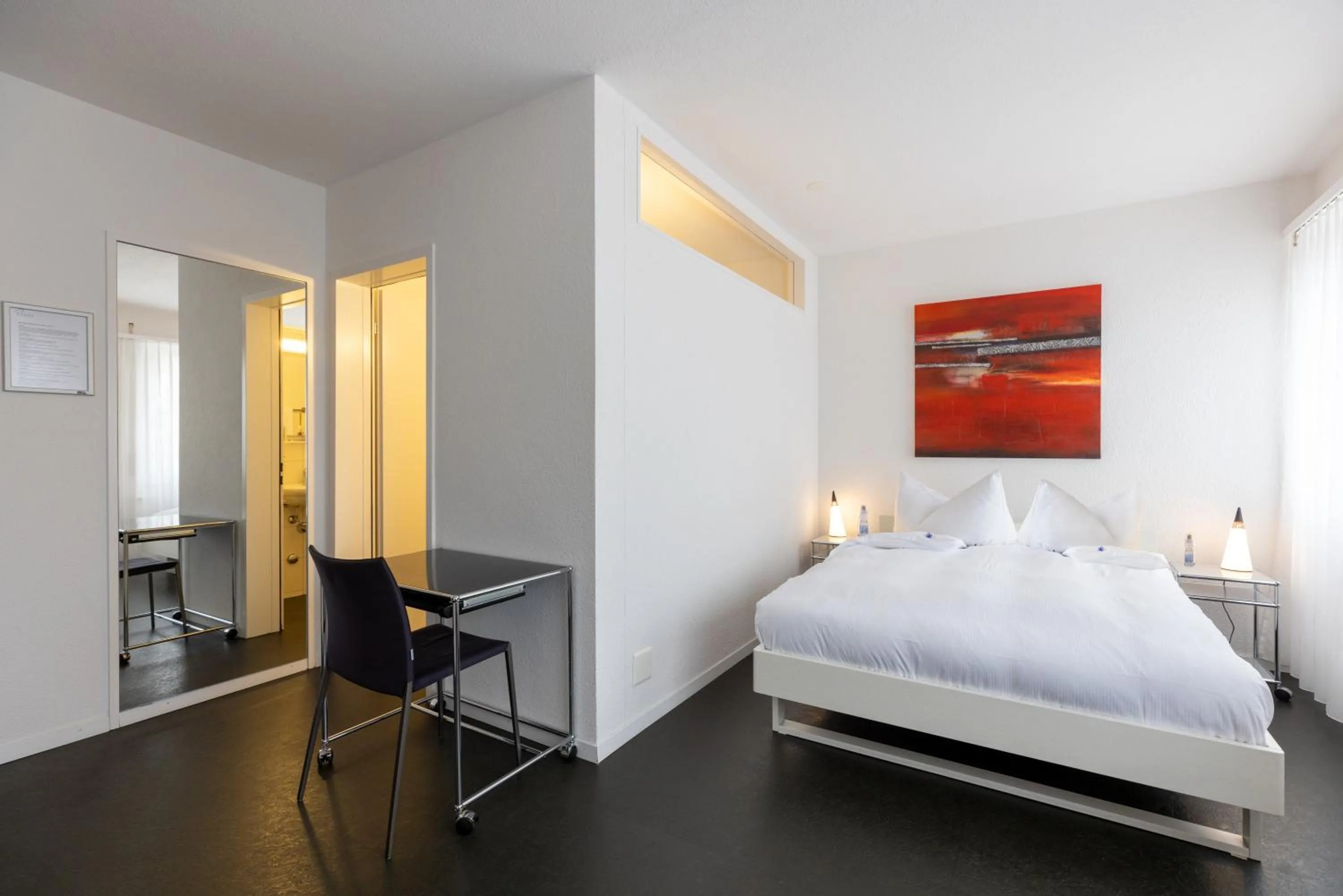 Bed in Hotel Bären Niederscherli