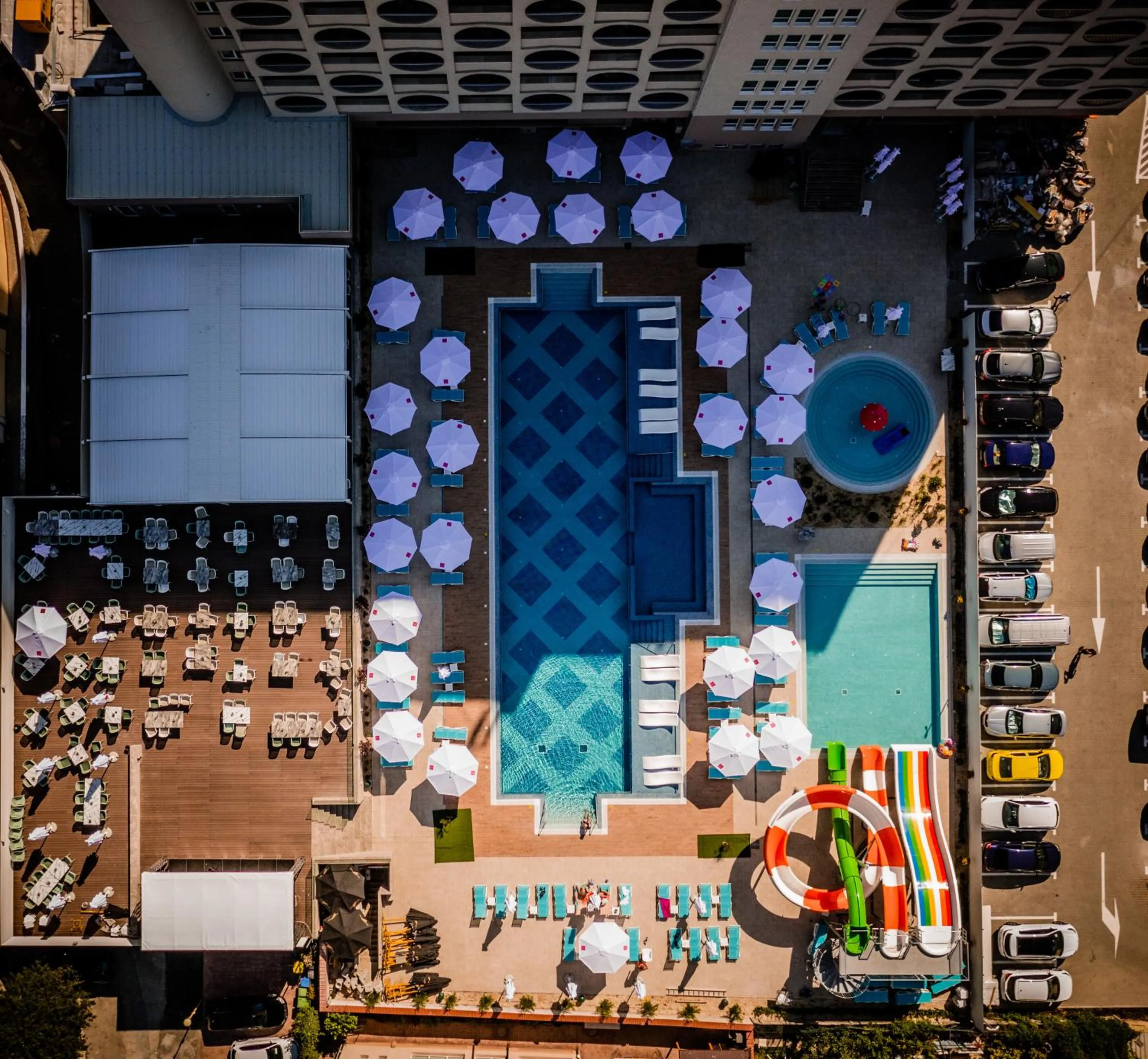 Swimming pool in Bacolux Koralio, Eforie Nord